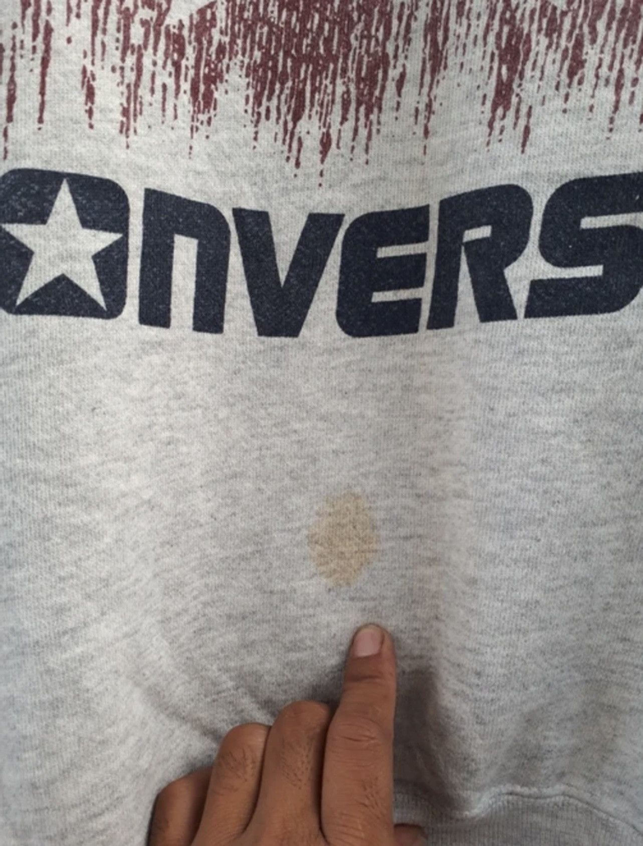 Converse × Vintage Vintage 80s 90s Converse Logo Sweatshirt Size US L / EU 52-54 / 3 - 3 Thumbnail