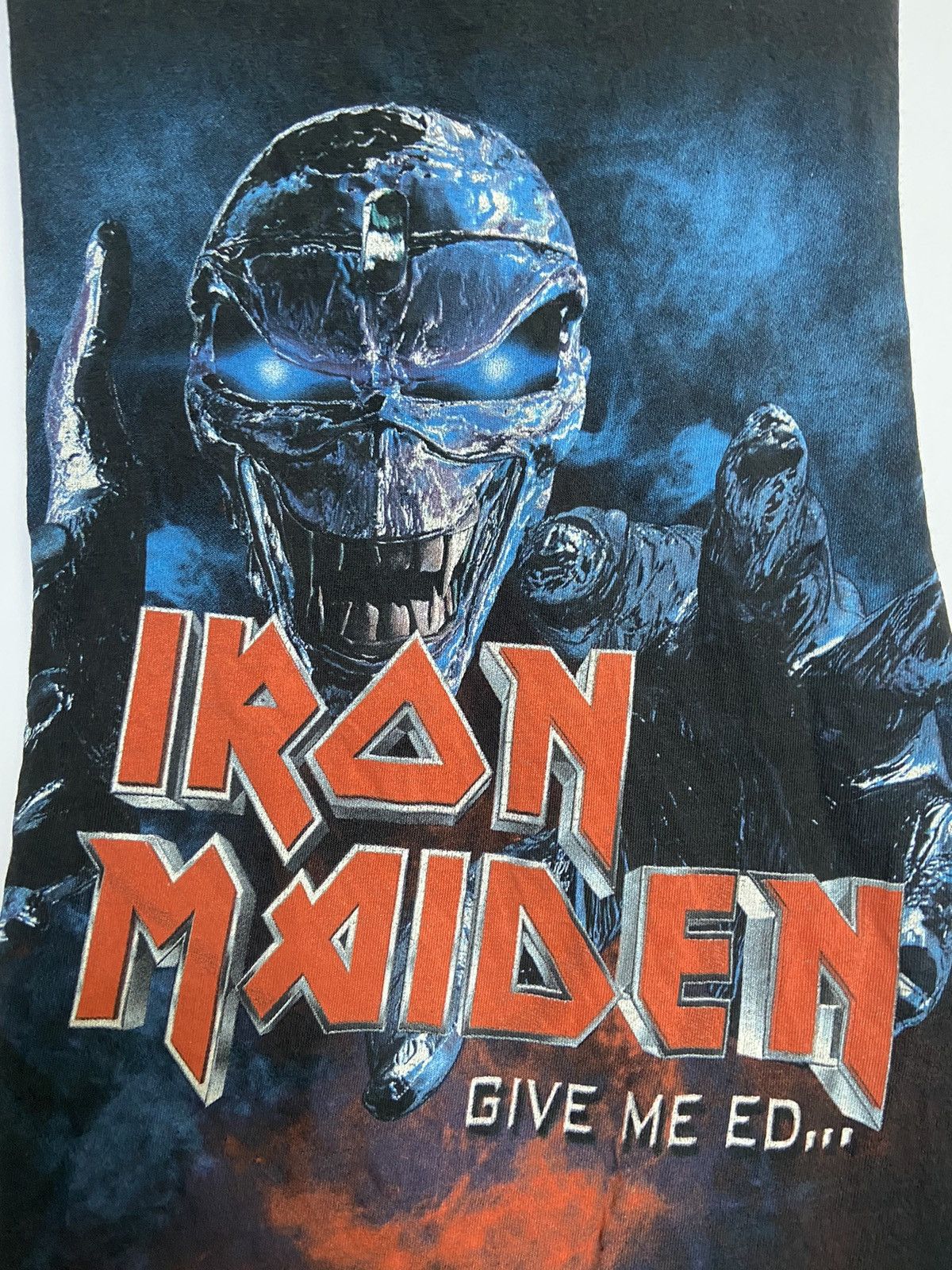Iron Maiden IRON MAIDEN GIVE ME ED ROCK SHIRT VINTAGE 2003 (DISTRESSED) Size US M / EU 48-50 / 2 - 4 Thumbnail