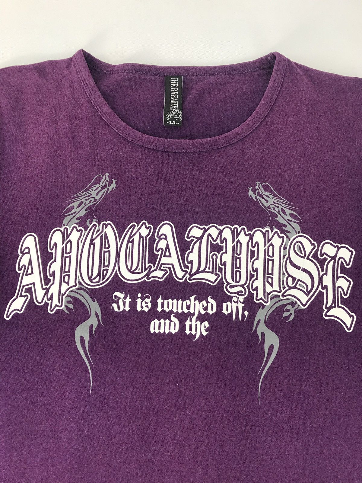 Japanese Brand T.Shirt Long Sleeve The Breakers Logo Dragon Style Size US M / EU 48-50 / 2 - 4 Thumbnail