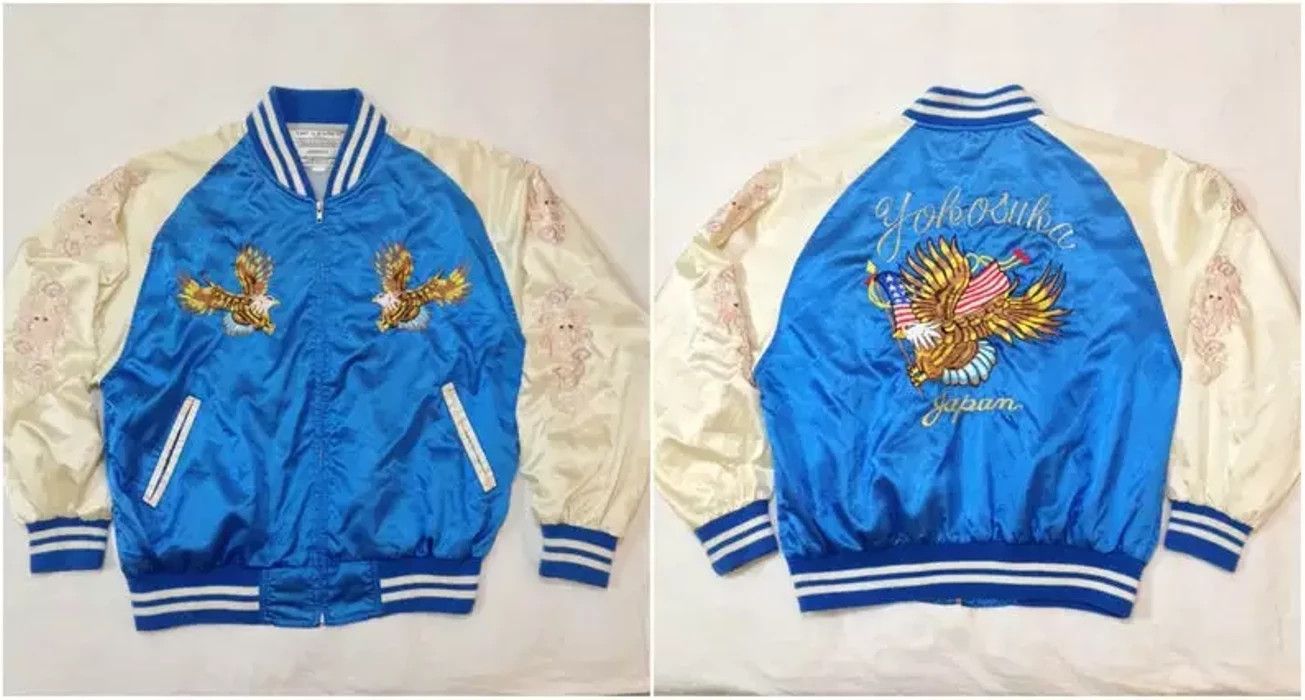 Other SUKAJAN JAPAN Eagles and Dragons USA Flag Souvenirs Size US M / EU 48-50 / 2 - 3 Thumbnail