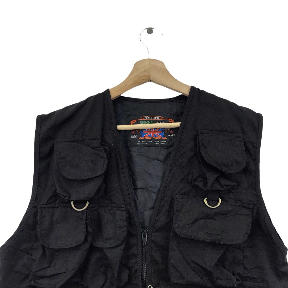 Vintage THRIUMPH Motorcycle Bike Original Design Tactical Fishing Size US M / EU 48-50 / 2 - 2 Thumbnail