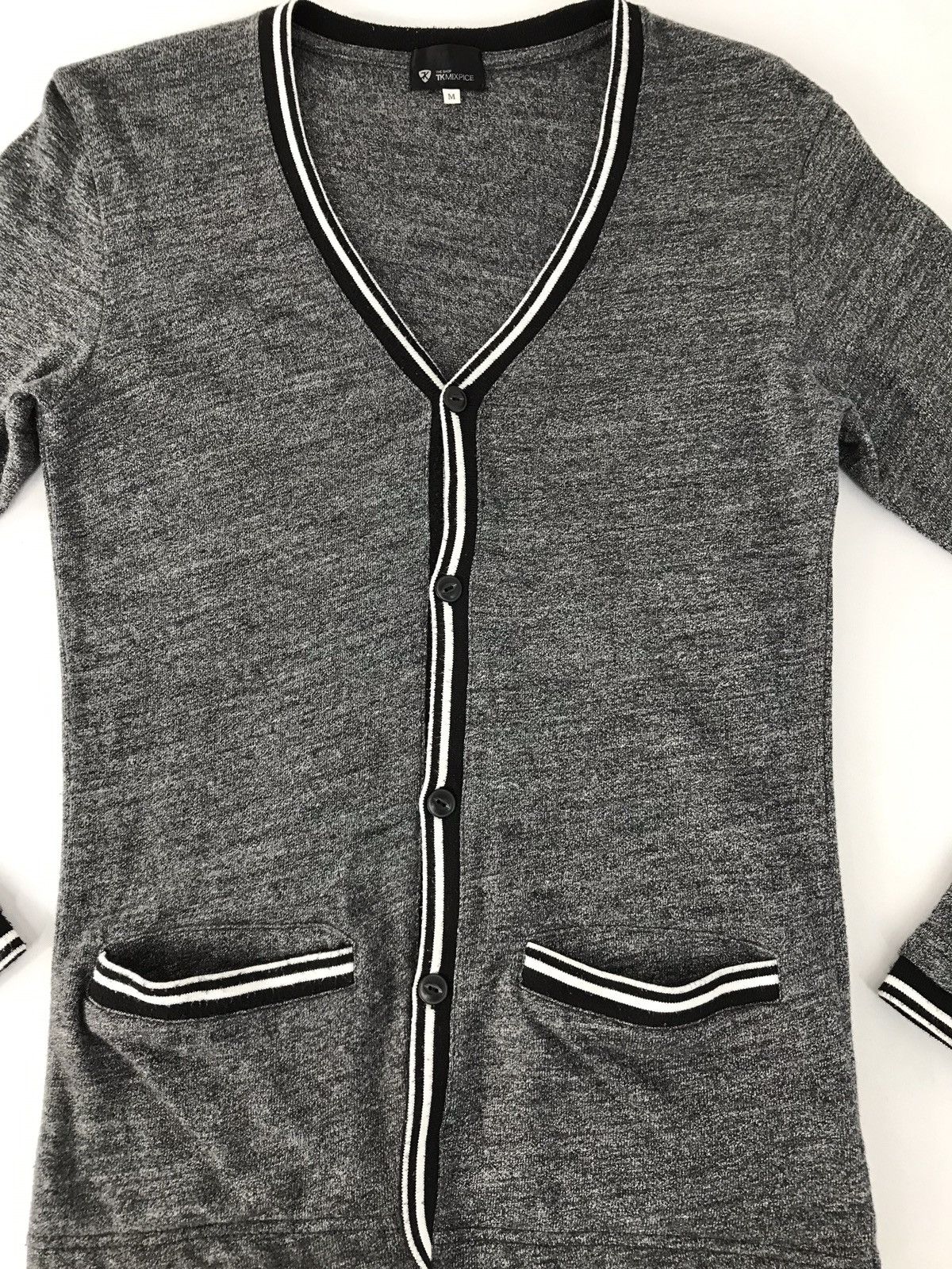 Japanese Brand × Vintage Vintage Cardigan Tk Mixpice Button Double Pocket Size US S / EU 44-46 / 1 - 3 Thumbnail