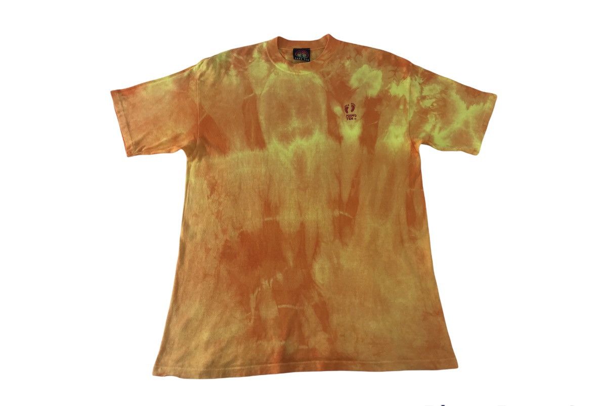 Hang Ten × Liquid Blue × Vintage Vintage Hang Ten Big Logo Beck Tye Dye Tee Size US L / EU 52-54 / 3 - 1 Thumbnail