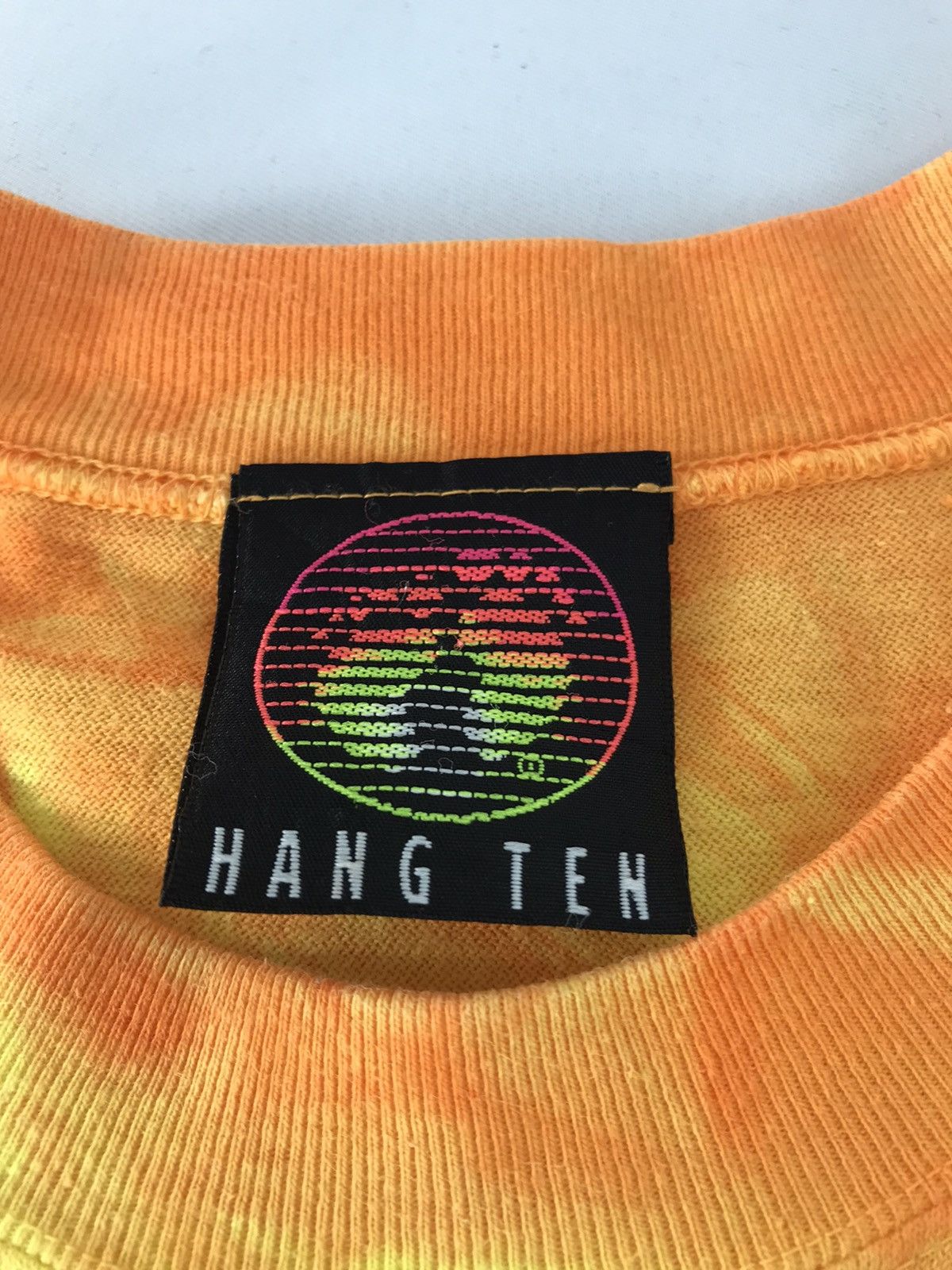 Hang Ten × Liquid Blue × Vintage Vintage Hang Ten Big Logo Beck Tye Dye Tee Size US L / EU 52-54 / 3 - 5 Thumbnail