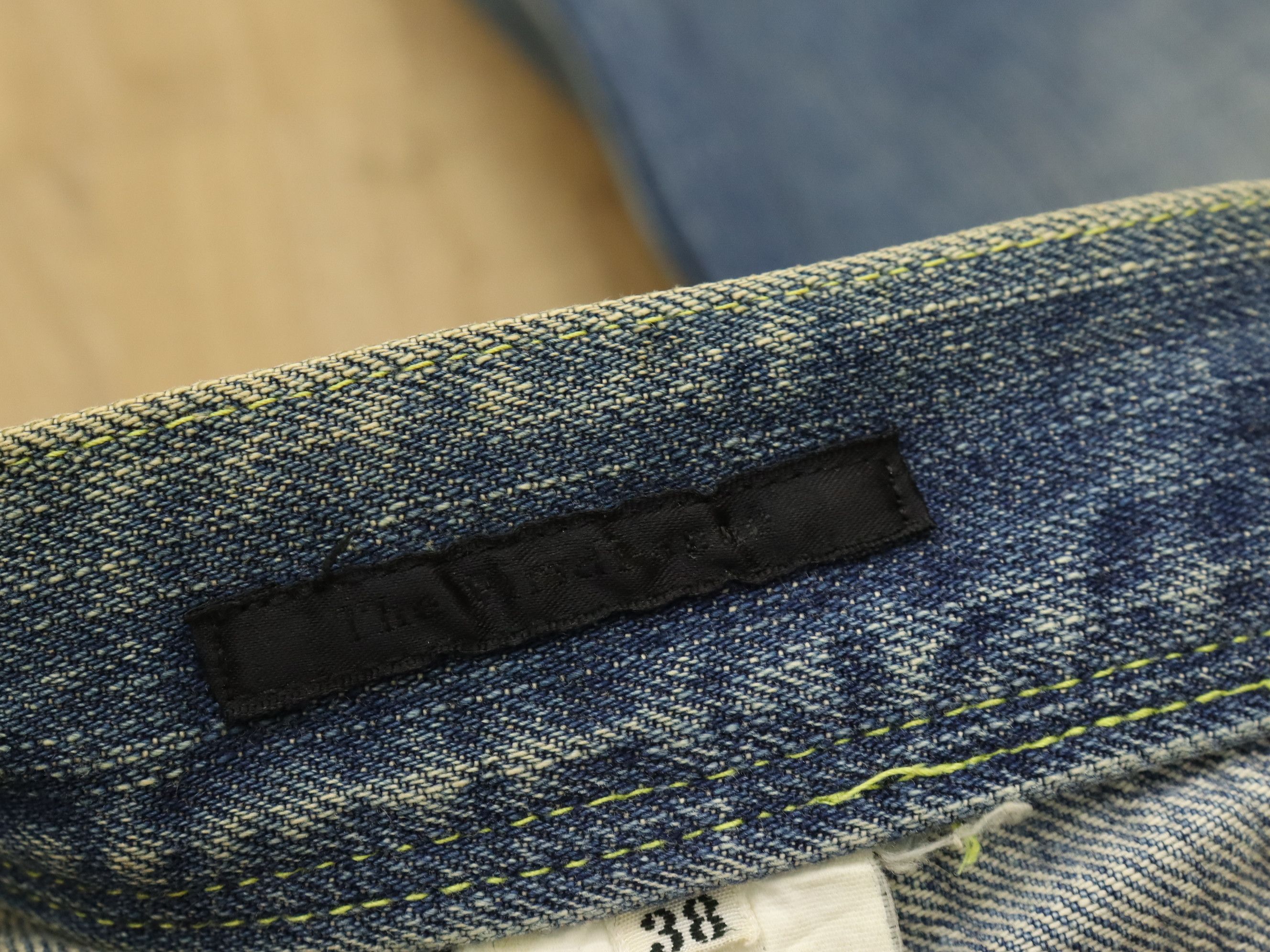 The Viridi-anne Selvedge Clawmark Effects Seasoned Denim Jean Pant Size US 29 - 20 Thumbnail