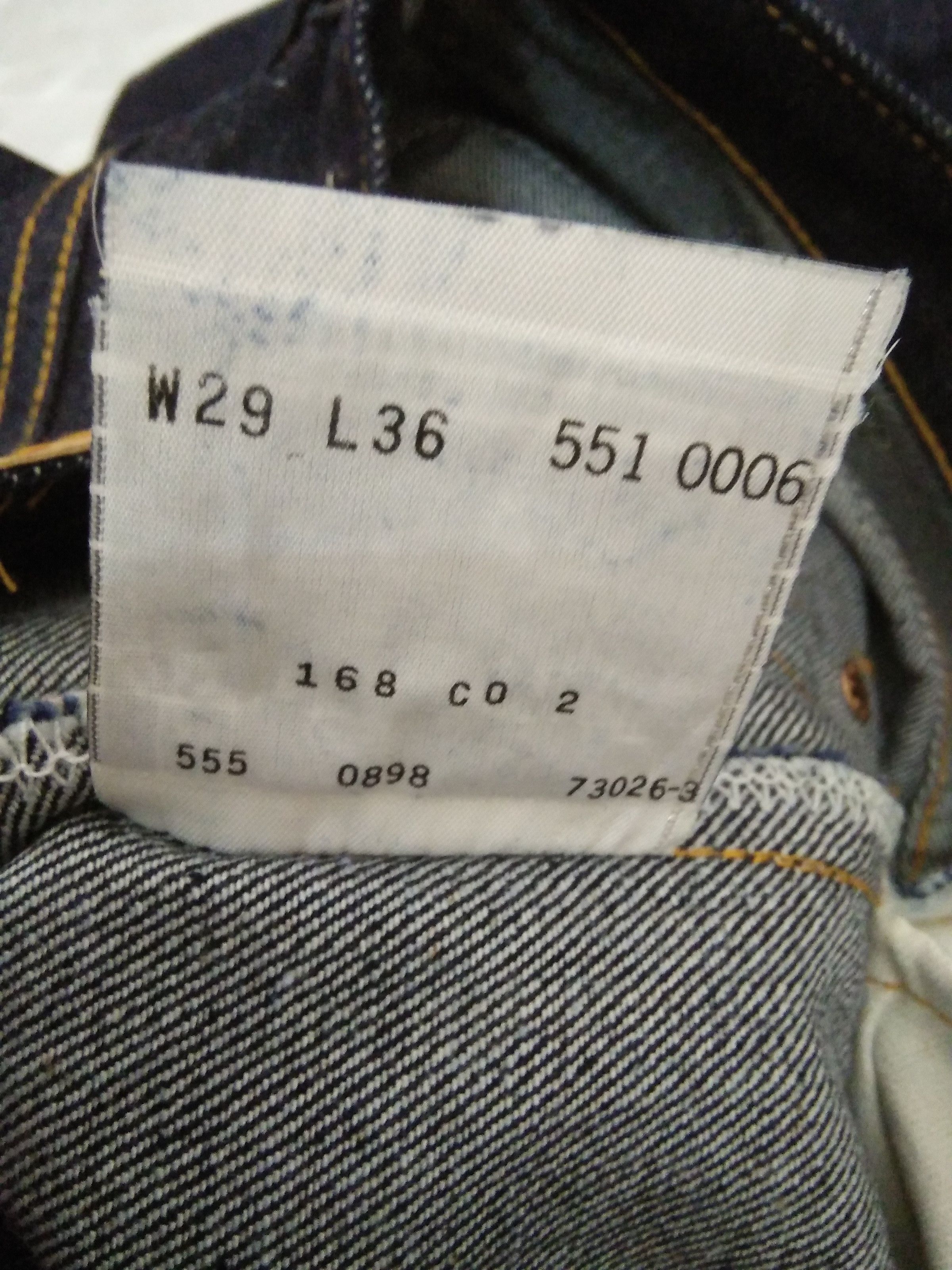 Levi's 90s LEVIS 551ZXX BIG E DENIM USA SELVEDGE (A609) W29 Size US 29 - 10 Thumbnail