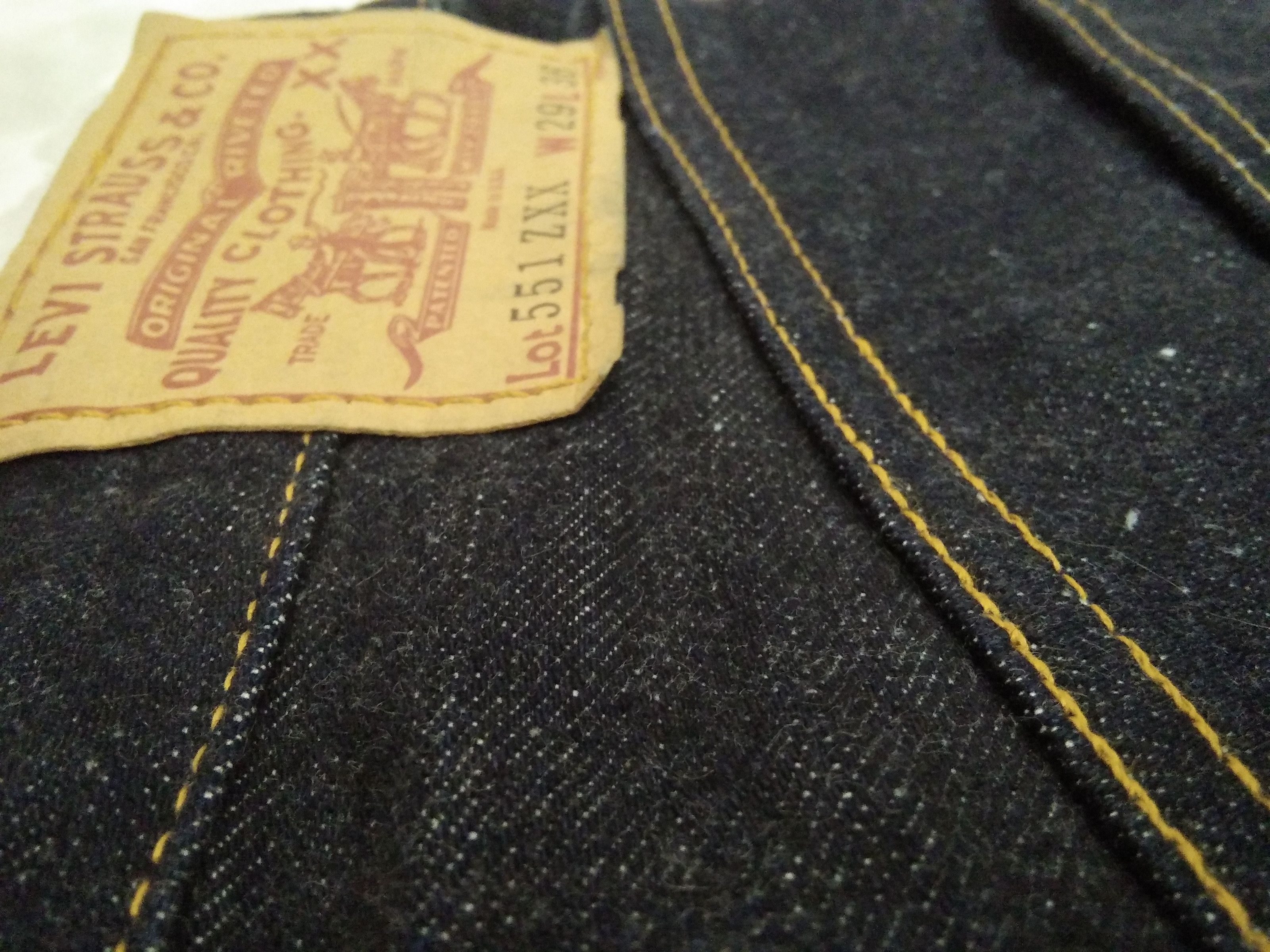 Levi's 90s LEVIS 551ZXX BIG E DENIM USA SELVEDGE (A609) W29 Size US 29 - 12 Thumbnail