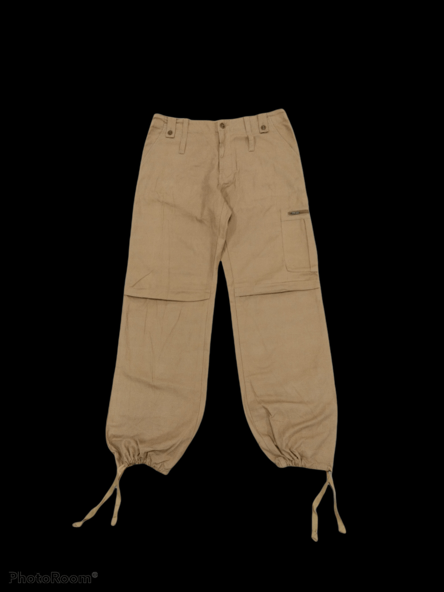 image of Avant Garde x Morgan Homme Parachute Cargo Pants in Brown, Men's (Size 32)