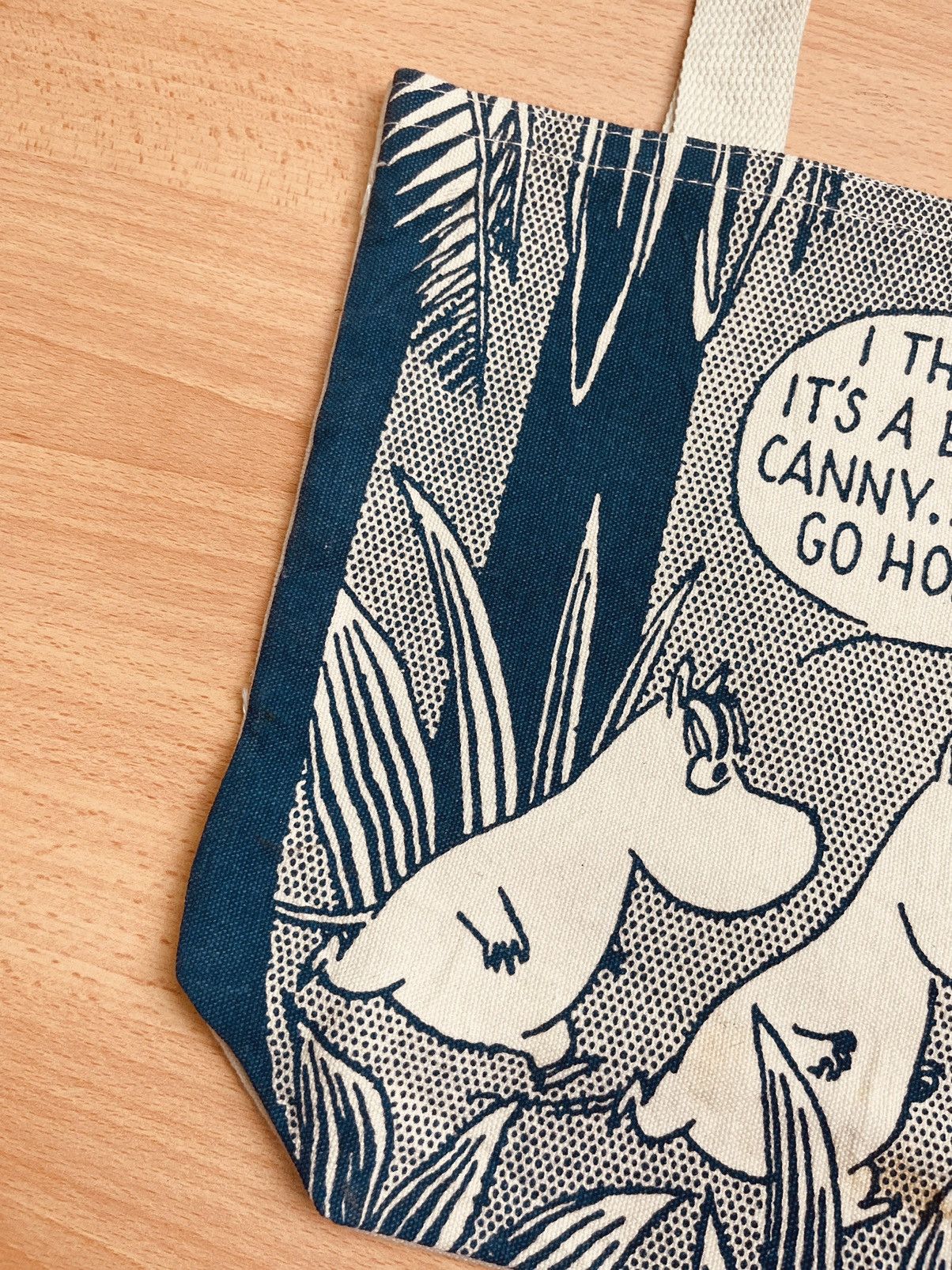 CABANE de ZUCCa × Japanese Brand Cabane de Zucca X Moomin Tote Bag T2 Size ONE SIZE - 3 Thumbnail