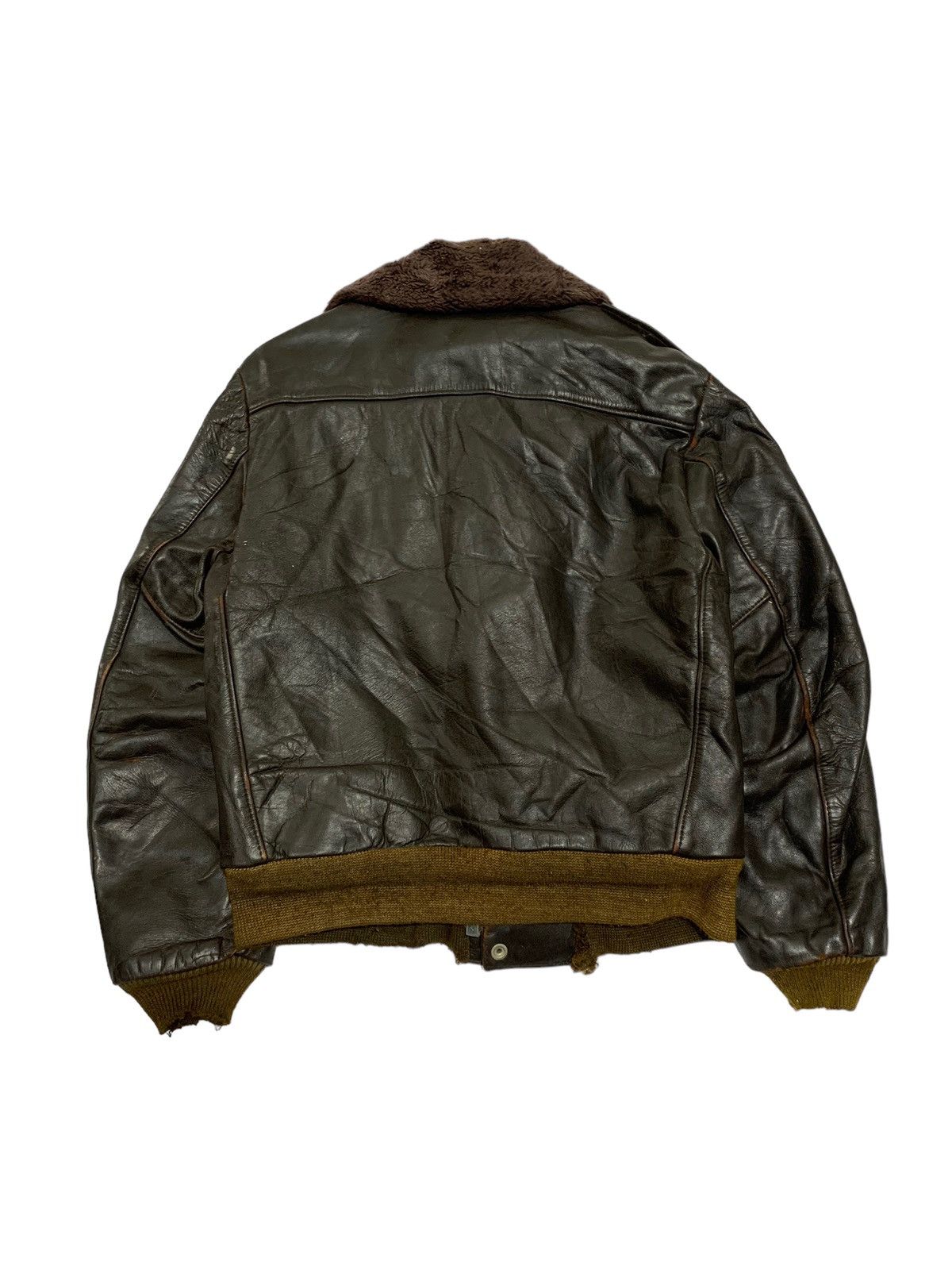 Genuine Leather 🔥VTG 50s SEARS TYPE A-2 LEATHER JACKETS Size US S / EU 44-46 / 1 - 6 Thumbnail