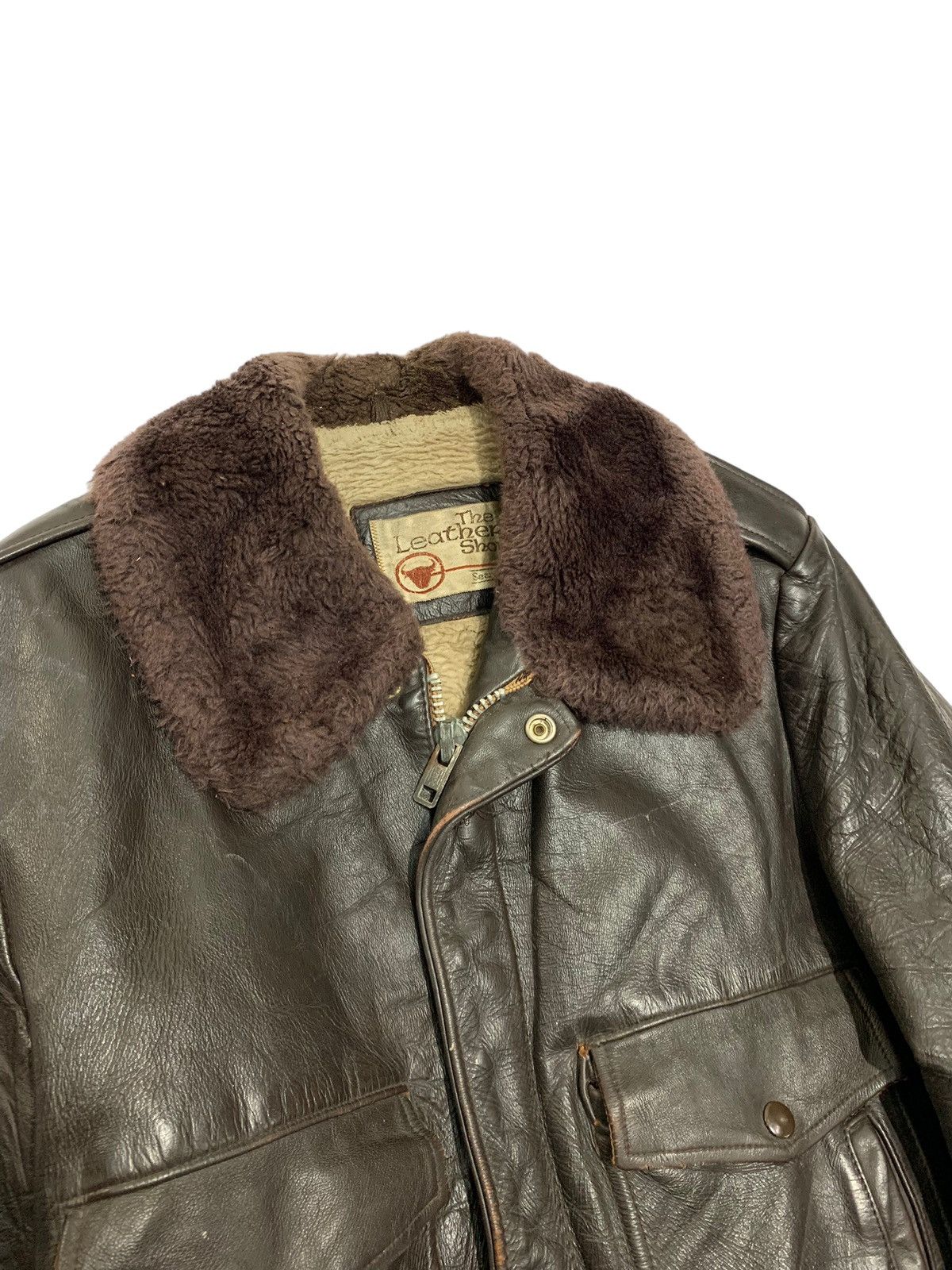 Genuine Leather 🔥VTG 50s SEARS TYPE A-2 LEATHER JACKETS Size US S / EU 44-46 / 1 - 5 Thumbnail