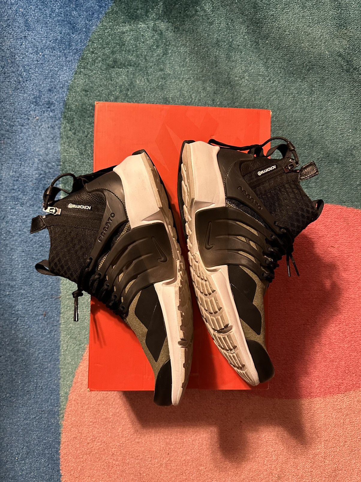Acronym × Nike Nike Air Presto Acronym Olive Size US 12 / EU 45 - 3 Thumbnail