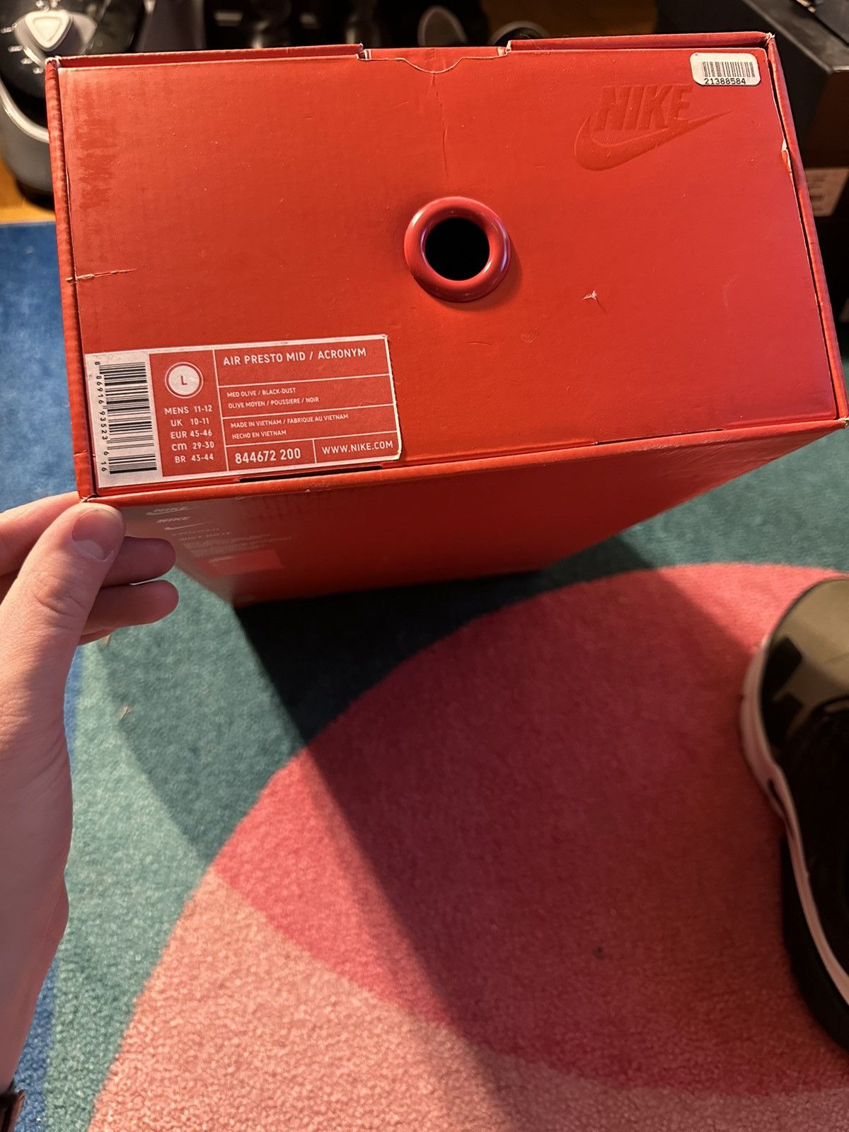 Acronym × Nike Nike Air Presto Acronym Olive Size US 12 / EU 45 - 7 Thumbnail