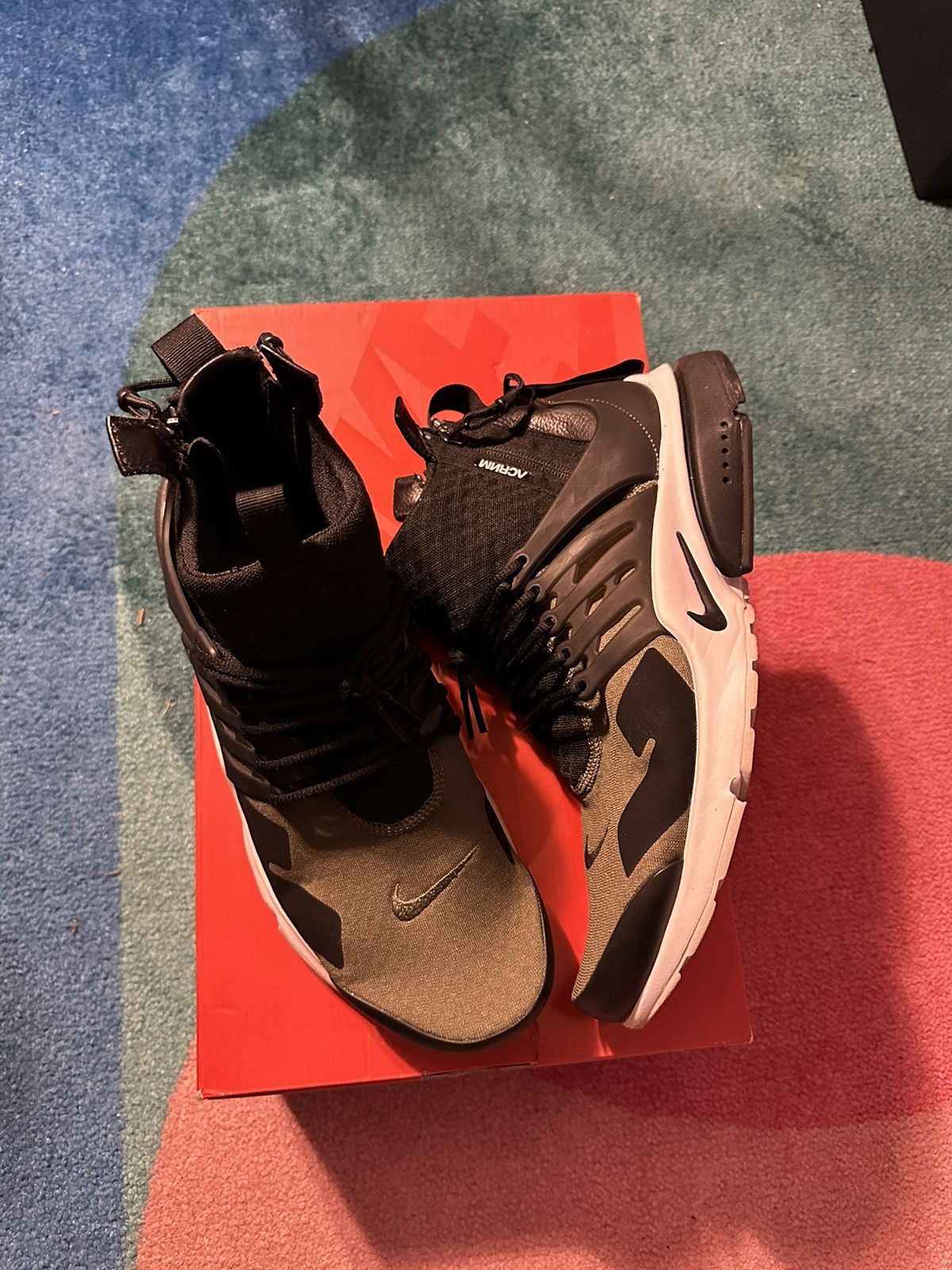 image of Air Presto Acronym Olive Shoes, Men's (Size 12)