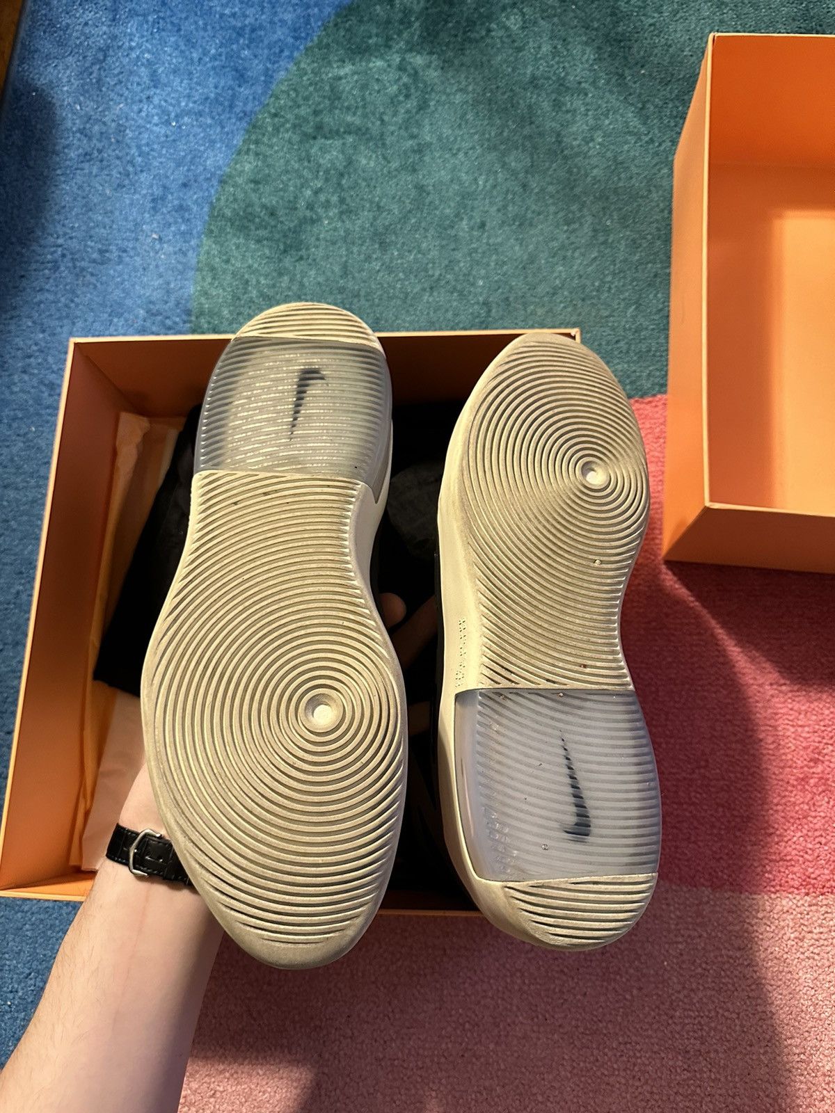 Fear of God × Nike Nike Air Fear of God 1 Black Size US 11.5 / EU 44-45 - 9 Thumbnail