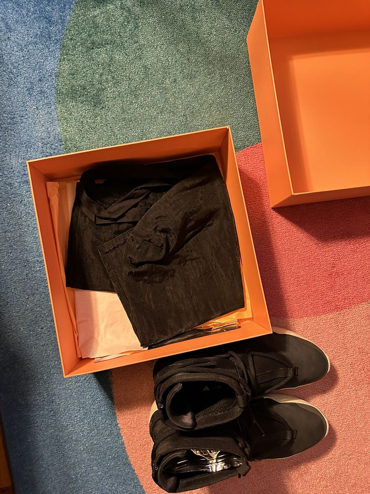 Fear of God × Nike Nike Air Fear of God 1 Black Size US 11.5 / EU 44-45 - 7 Thumbnail