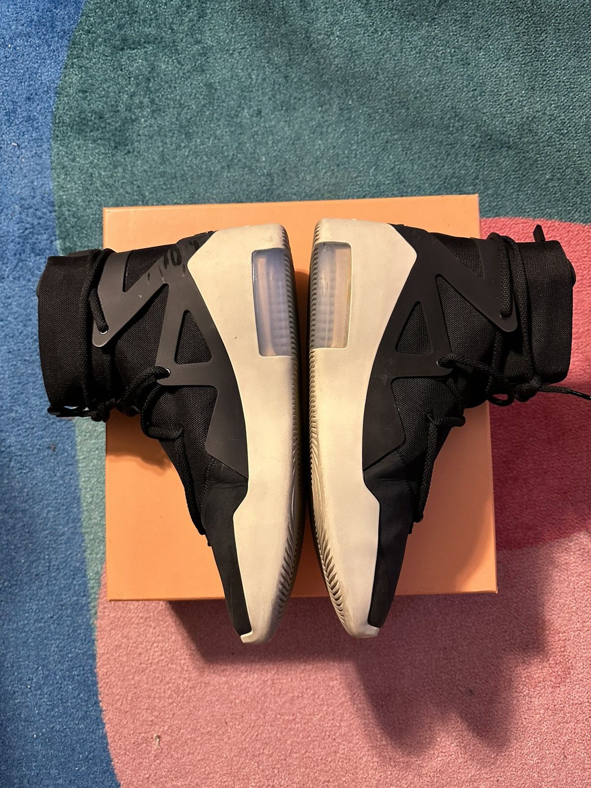 Fear of God × Nike Nike Air Fear of God 1 Black Size US 11.5 / EU 44-45 - 3 Thumbnail