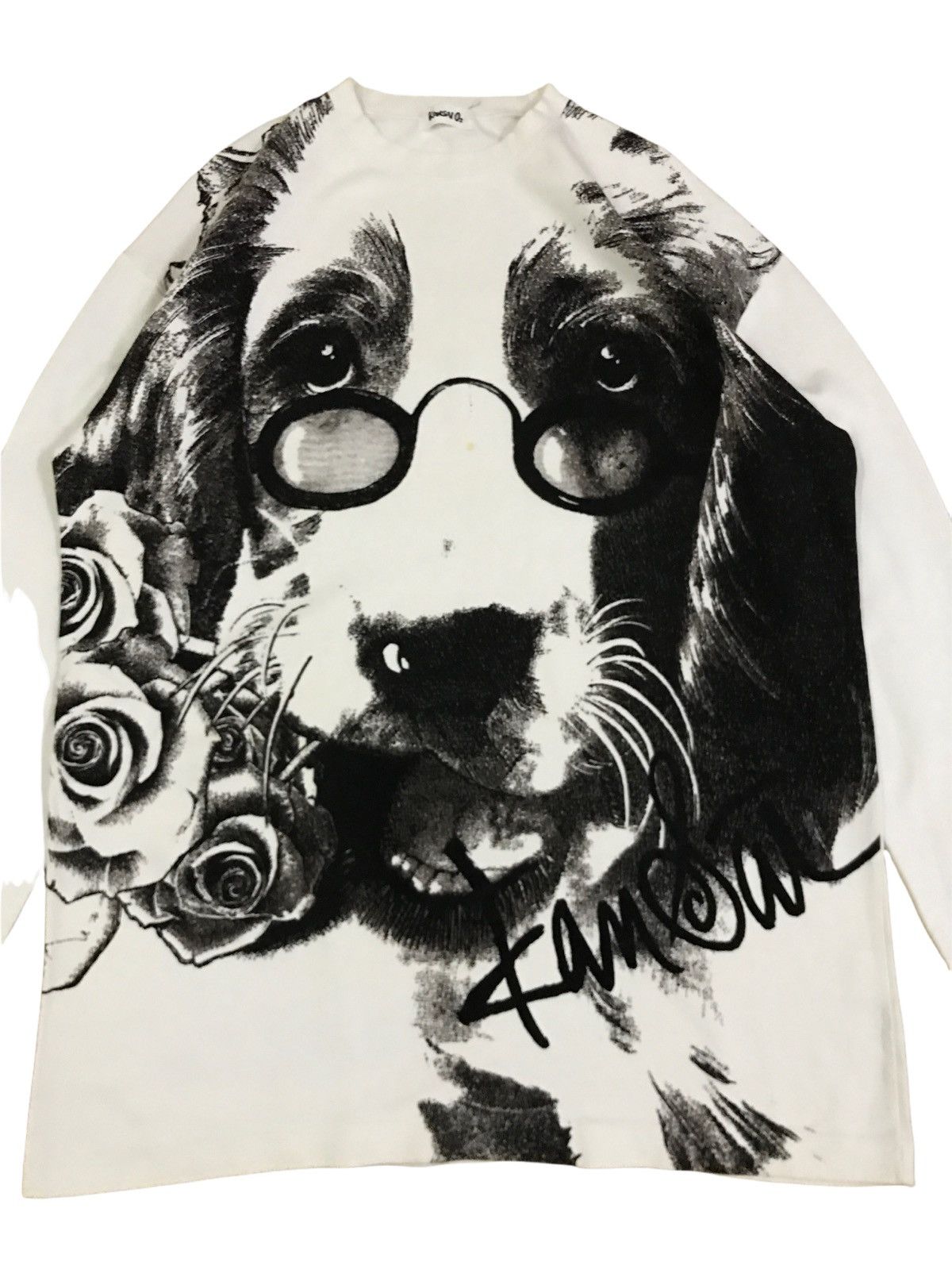 Kansai Yamamoto × Vintage Vintage Kansai Yamamoto O2 Big Print LS Shirt Size US L / EU 52-54 / 3 - 3 Thumbnail