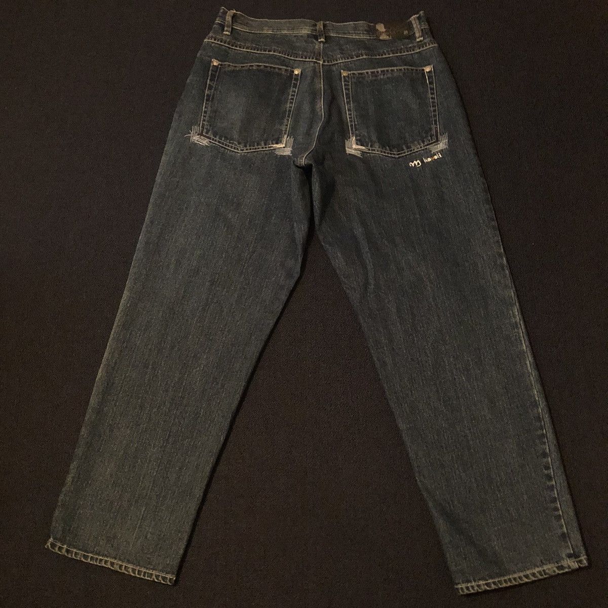Makaveli Vintage 90s Makaveli Tupac 2Pac Baggy Rap Denim Jeans 38x34 Size US 38 / EU 54 - 2 Thumbnail