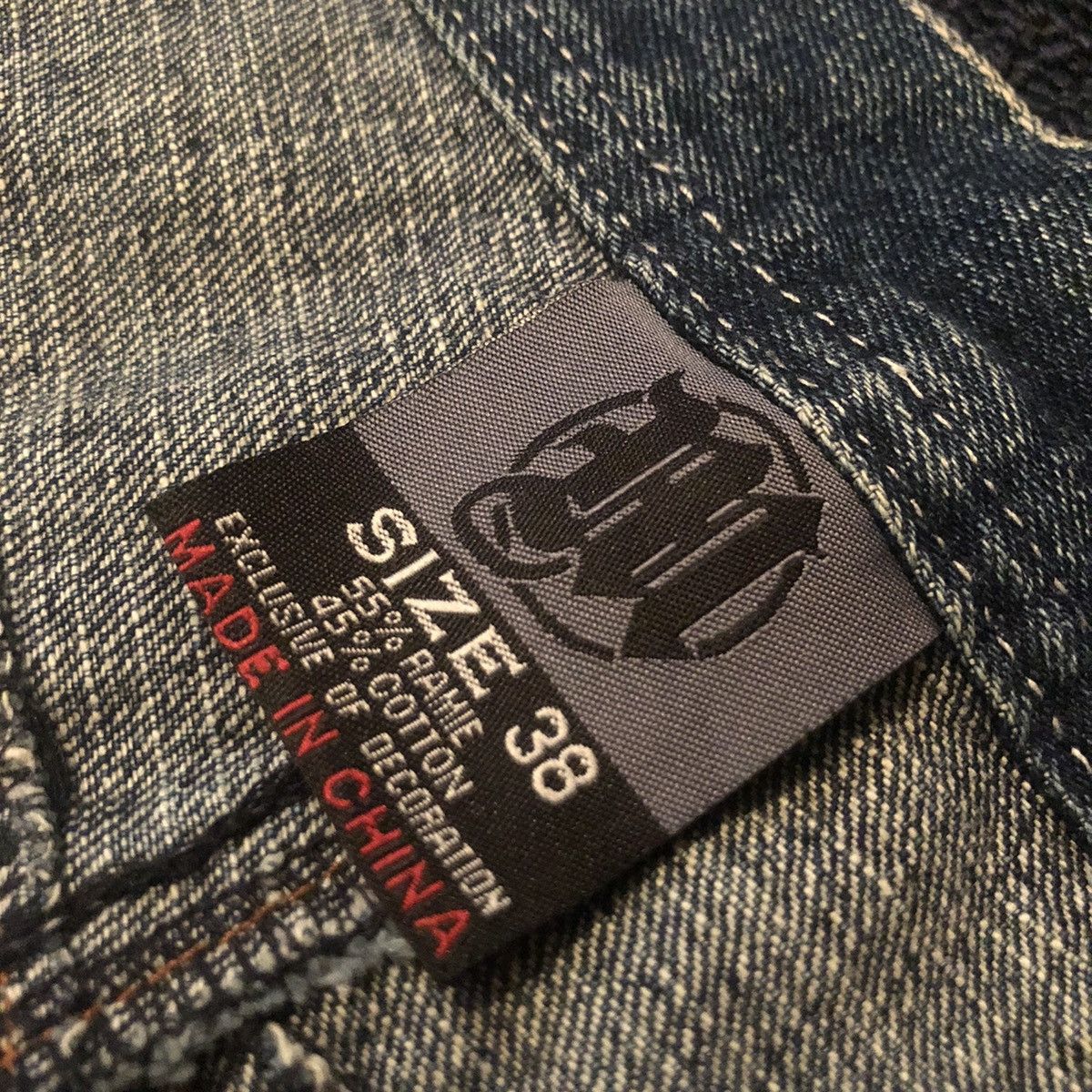 Makaveli Vintage 90s Makaveli Tupac 2Pac Baggy Rap Denim Jeans 38x34 Size US 38 / EU 54 - 11 Thumbnail