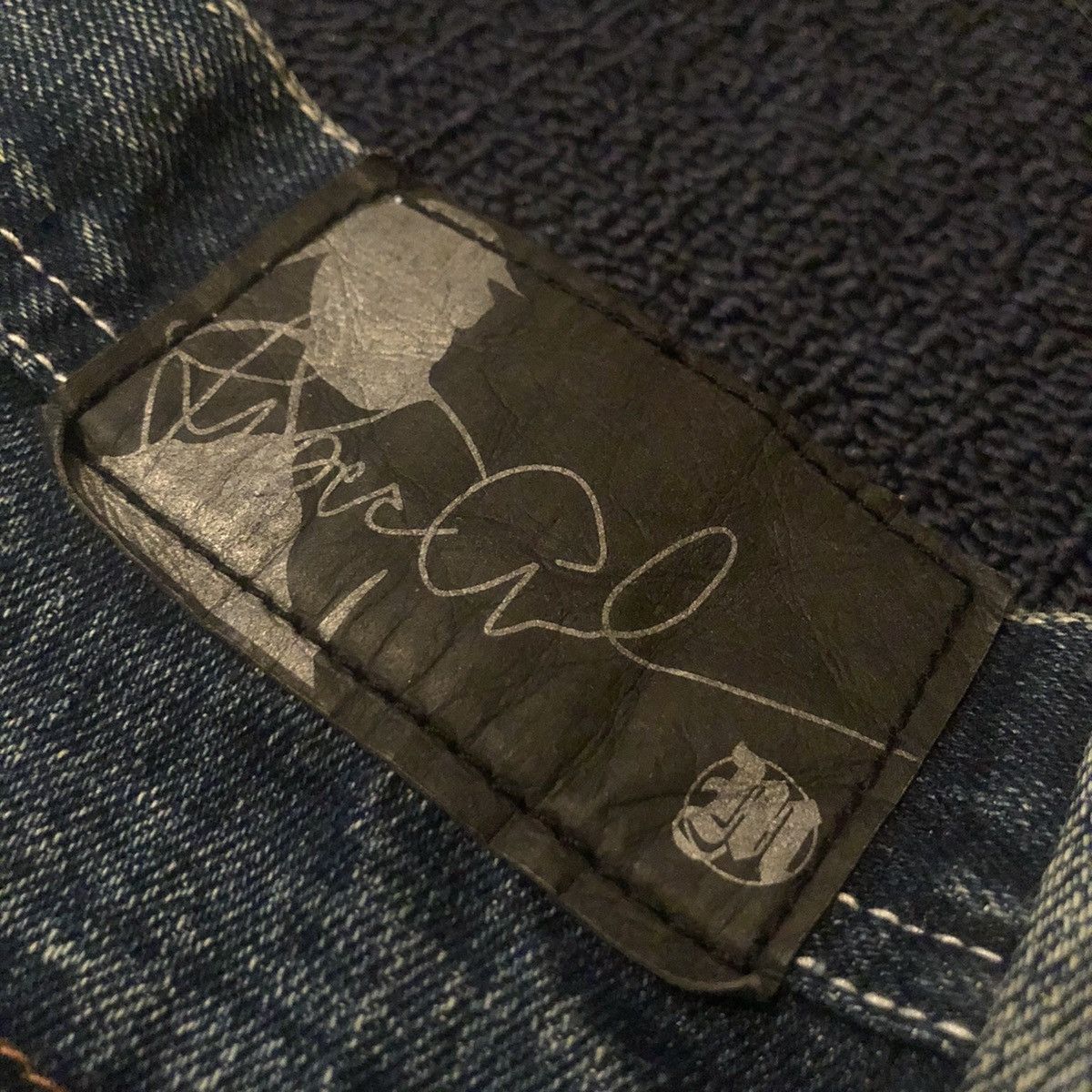 Makaveli Vintage 90s Makaveli Tupac 2Pac Baggy Rap Denim Jeans 38x34 Size US 38 / EU 54 - 6 Thumbnail