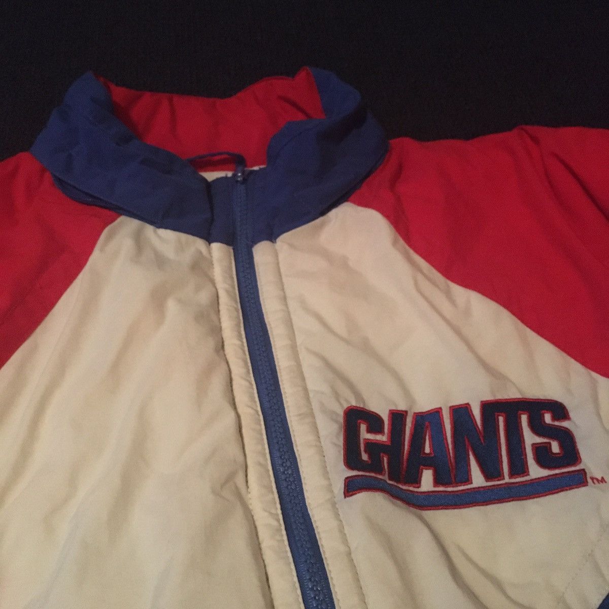 Apex One Vintage Apex One Pro Line New York Giants Zip Puffer Jacket Size US L / EU 52-54 / 3 - 3 Thumbnail