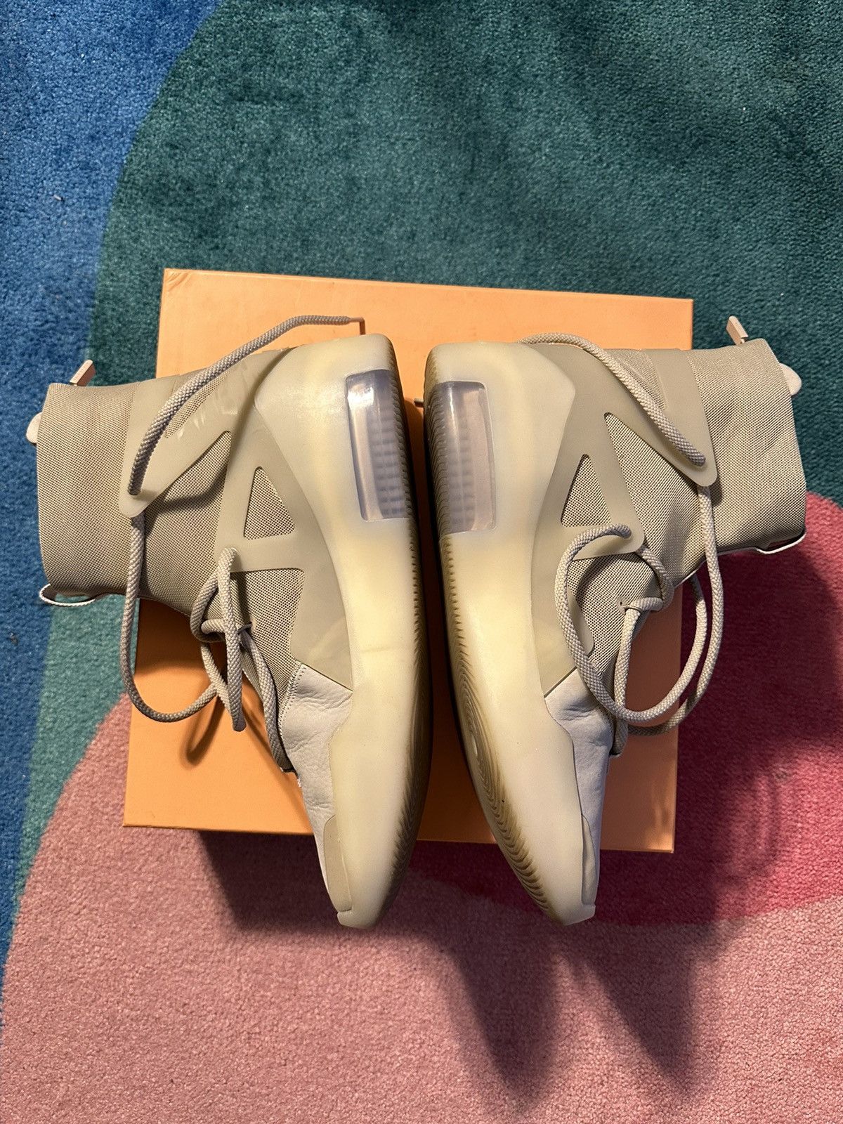 Fear of God × Nike Nike Air Fear of God 1 Oatmeal Size US 11.5 / EU 44-45 - 3 Thumbnail