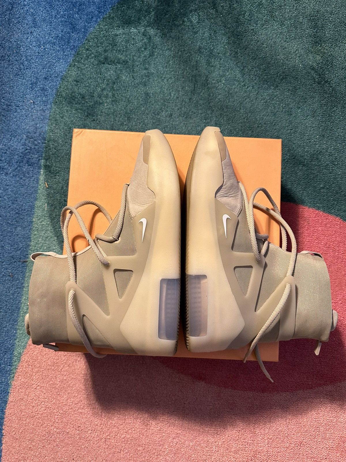 Fear of God × Nike Nike Air Fear of God 1 Oatmeal Size US 11.5 / EU 44-45 - 4 Thumbnail