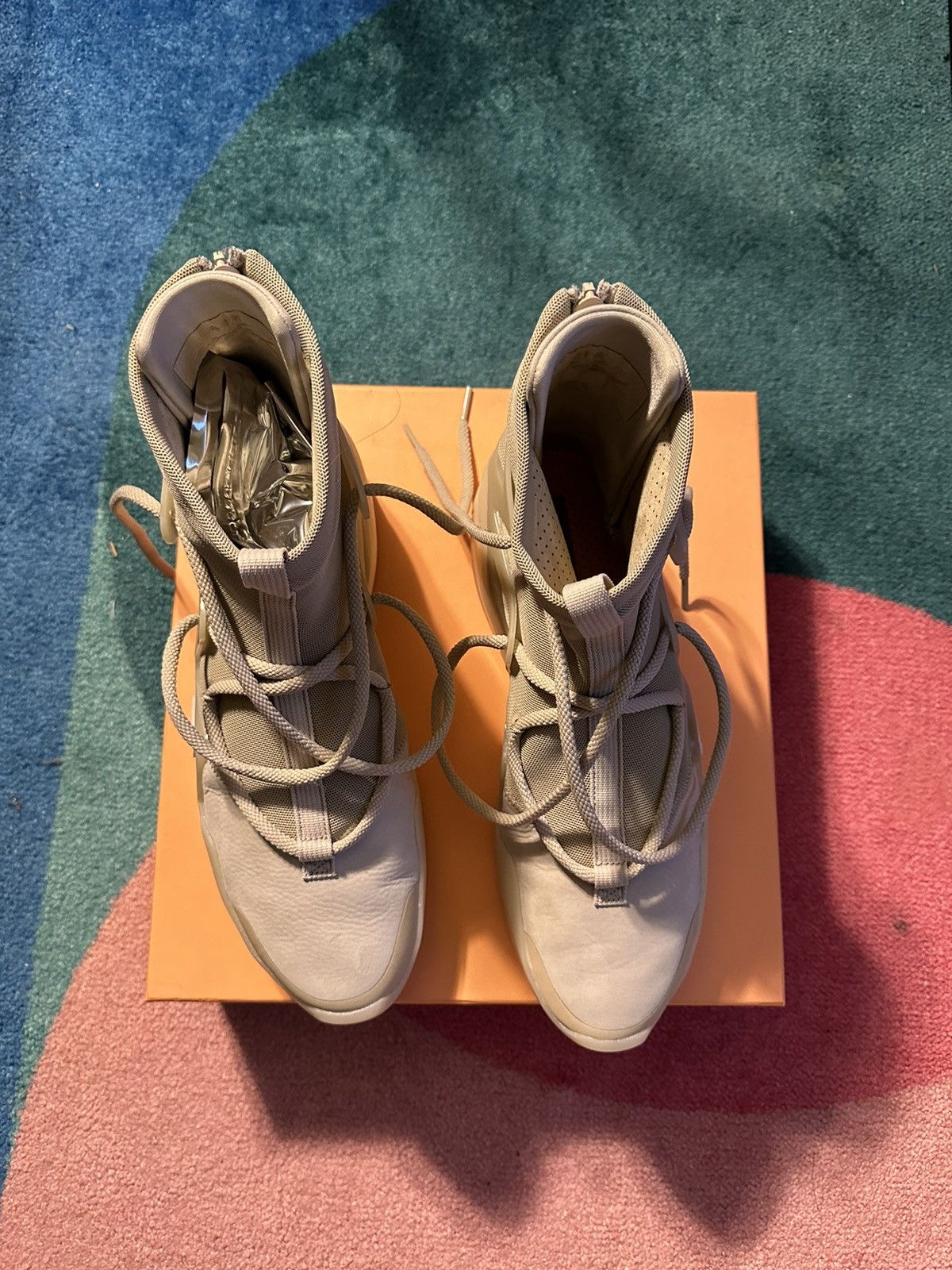 Fear of God × Nike Nike Air Fear of God 1 Oatmeal Size US 11.5 / EU 44-45 - 2 Thumbnail