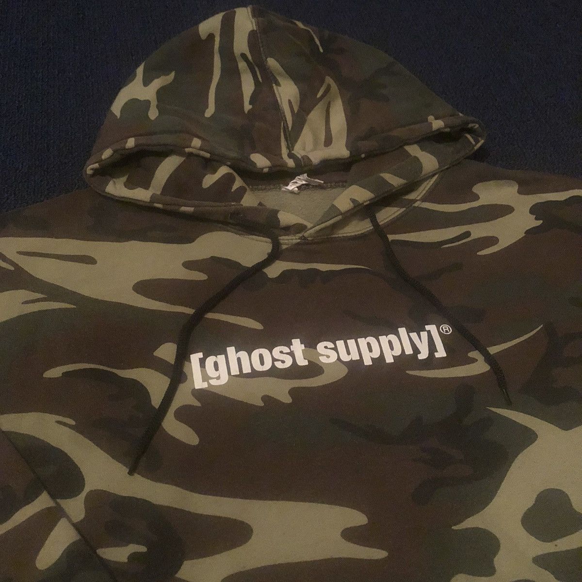 Ghost Supply Vintage Ghost Supply Basic Logo Camo Print Pullover Hoodie Size US L / EU 52-54 / 3 - 1 Thumbnail