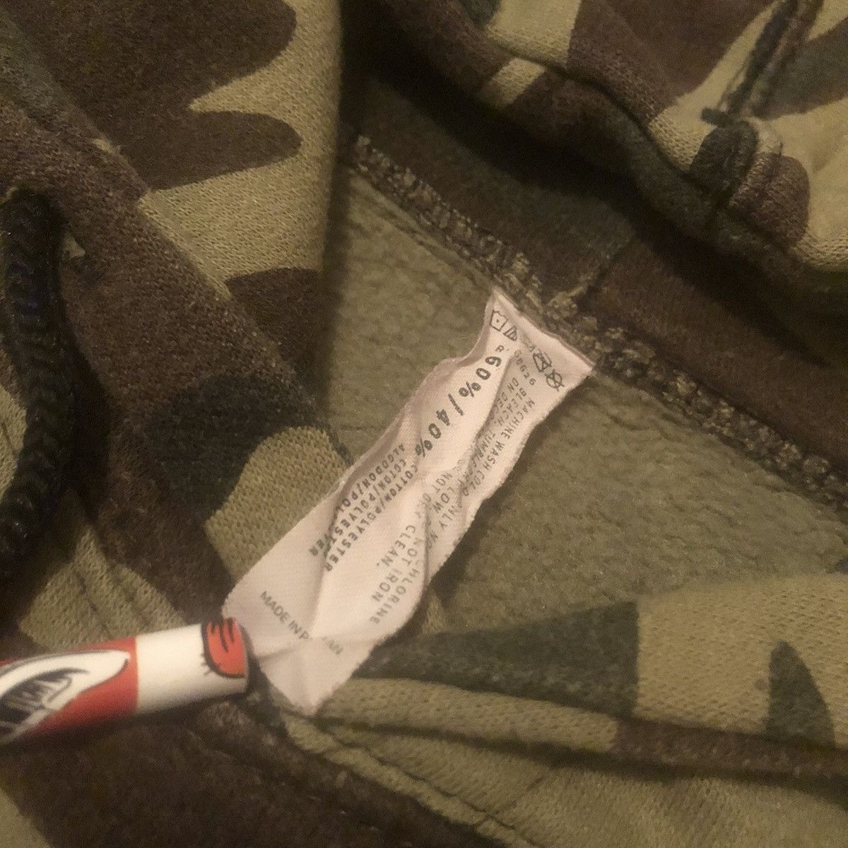 Ghost Supply Vintage Ghost Supply Basic Logo Camo Print Pullover Hoodie Size US L / EU 52-54 / 3 - 4 Thumbnail