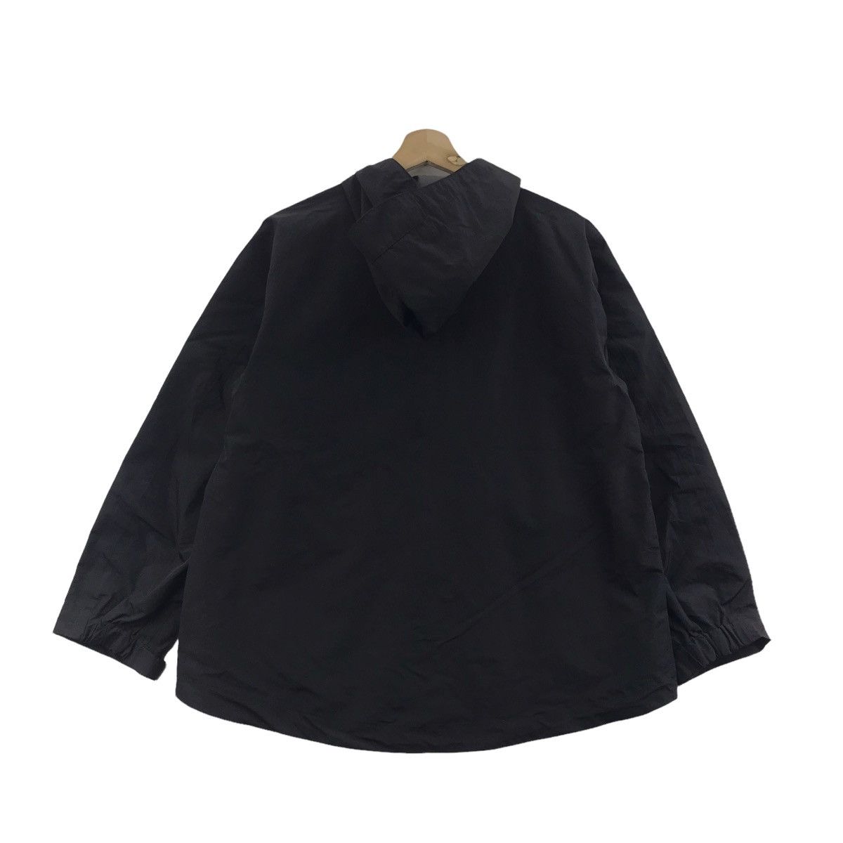Vintage AMERICAN HOLIC A/H Tec Active Wear Black Hooded Light Jacket Size US L / EU 52-54 / 3 - 10 Thumbnail