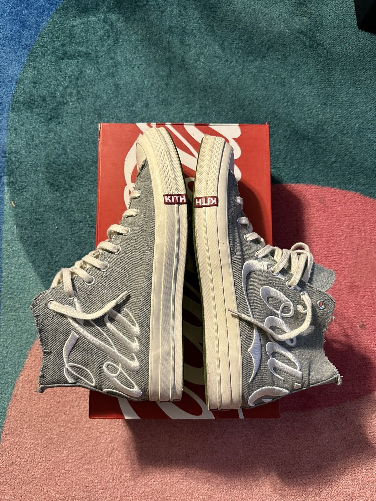 Coca Cola × Kith × Nike Converse Chuck Taylor Kith Coca Cola Denim Size US 11 / EU 44 - 4 Thumbnail