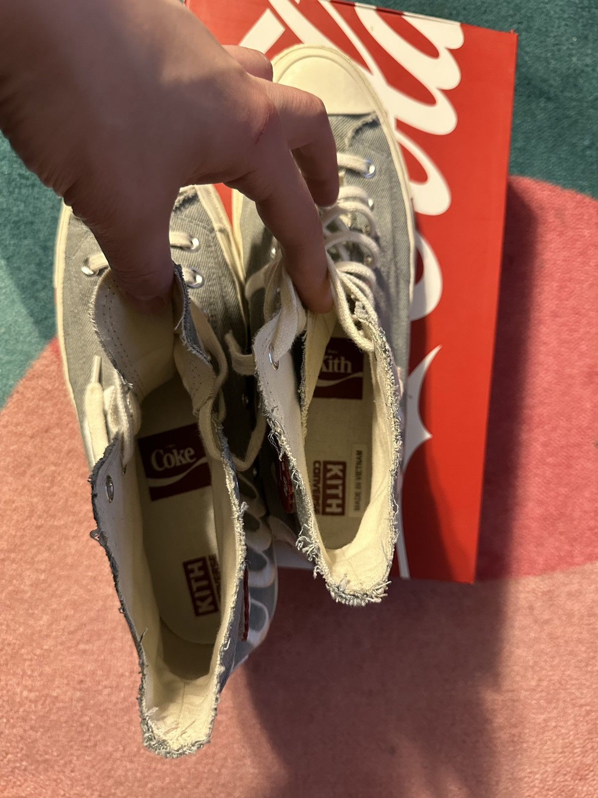 Coca Cola × Kith × Nike Converse Chuck Taylor Kith Coca Cola Denim Size US 11 / EU 44 - 5 Thumbnail