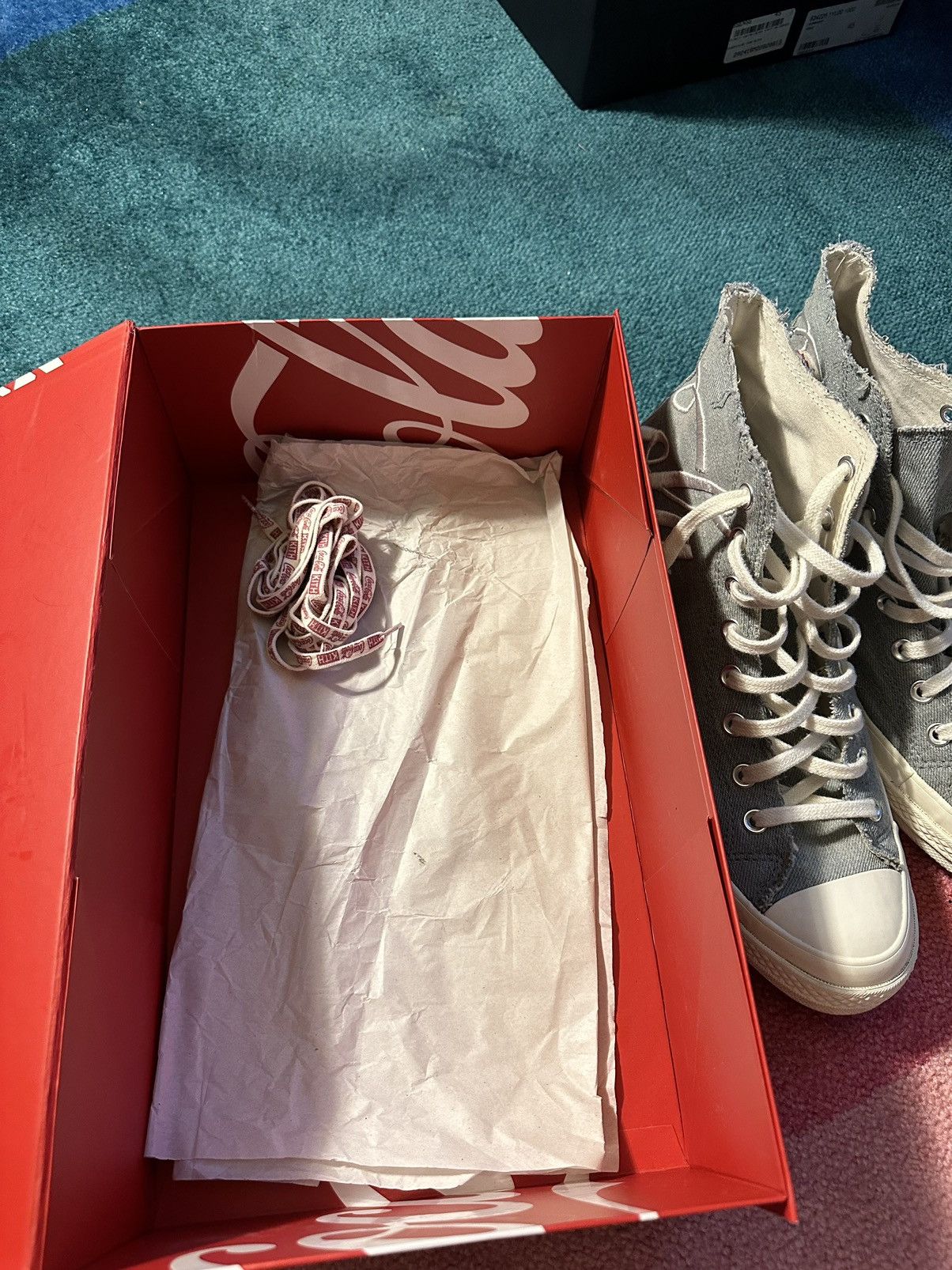 Coca Cola × Kith × Nike Converse Chuck Taylor Kith Coca Cola Denim Size US 11 / EU 44 - 8 Thumbnail