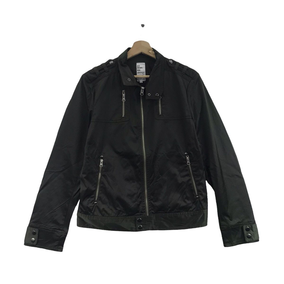 Japanese Brand SEMANTIC DESIGN Japanese Brand Punk Jacket Motorcycle Bike Size US M / EU 48-50 / 2 - 1 Thumbnail