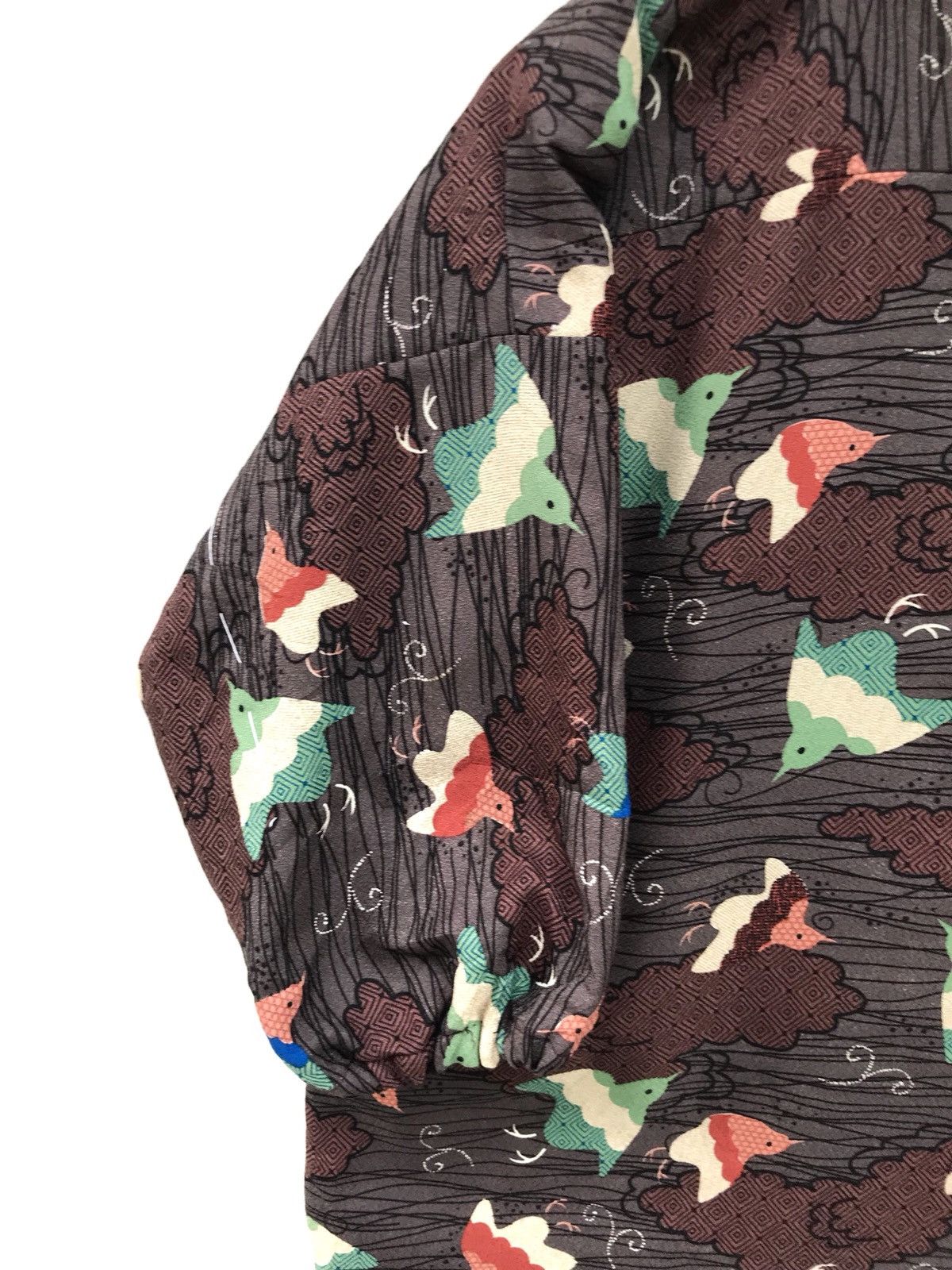 Japanese Brand × Vintage Vintage Japanese Kimono Sanjuro Over Print Quilted Jacket Size US M / EU 48-50 / 2 - 7 Thumbnail