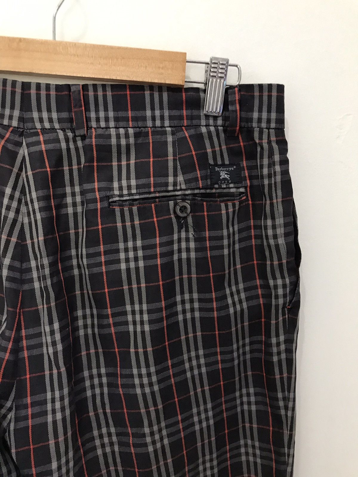 Burberry Vintage 90s Burberry Made in Portugal Nova Check Pants Size US 32 / EU 48 - 18 Thumbnail