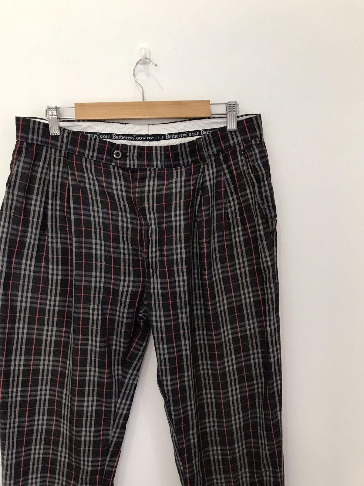 Burberry Vintage 90s Burberry Made in Portugal Nova Check Pants Size US 32 / EU 48 - 5 Thumbnail