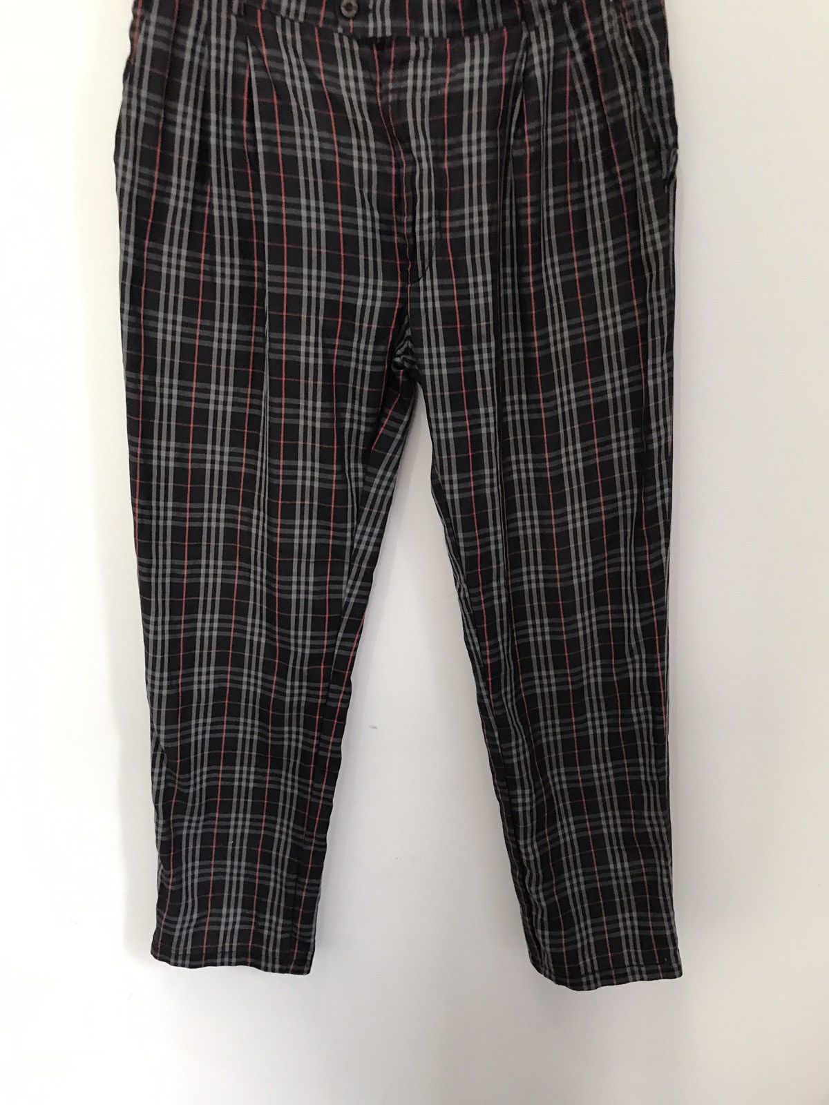 Burberry Vintage 90s Burberry Made in Portugal Nova Check Pants Size US 32 / EU 48 - 6 Thumbnail