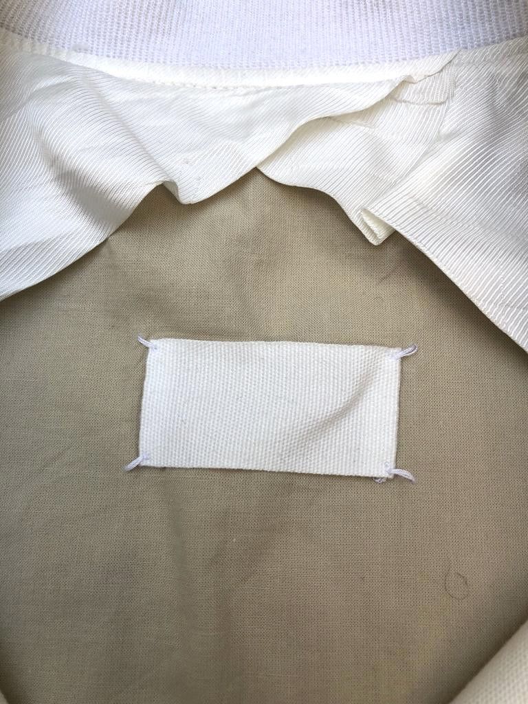 Maison Margiela SS 2004 White Bomber Jacket Size US S / EU 44-46 / 1 - 3 Thumbnail