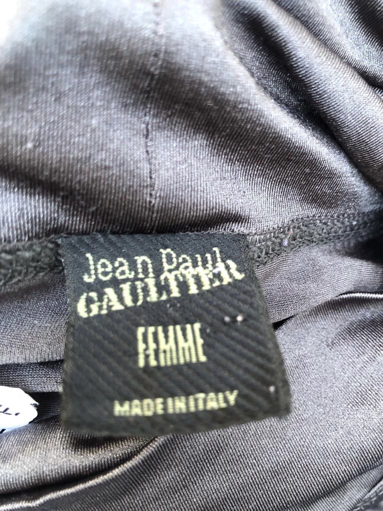 Jean Paul Gaultier Vintage Metallic Grey rollneck Size US S / EU 44-46 / 1 - 4 Thumbnail