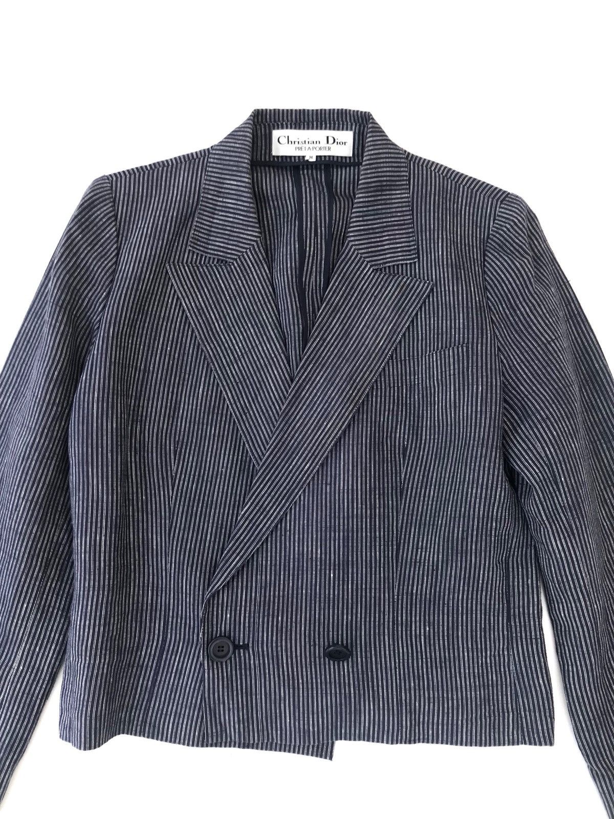 Christian Dior Monsieur Vintage Christian Dior Stripes Jacket Size US M / EU 48-50 / 2 - 1 Thumbnail