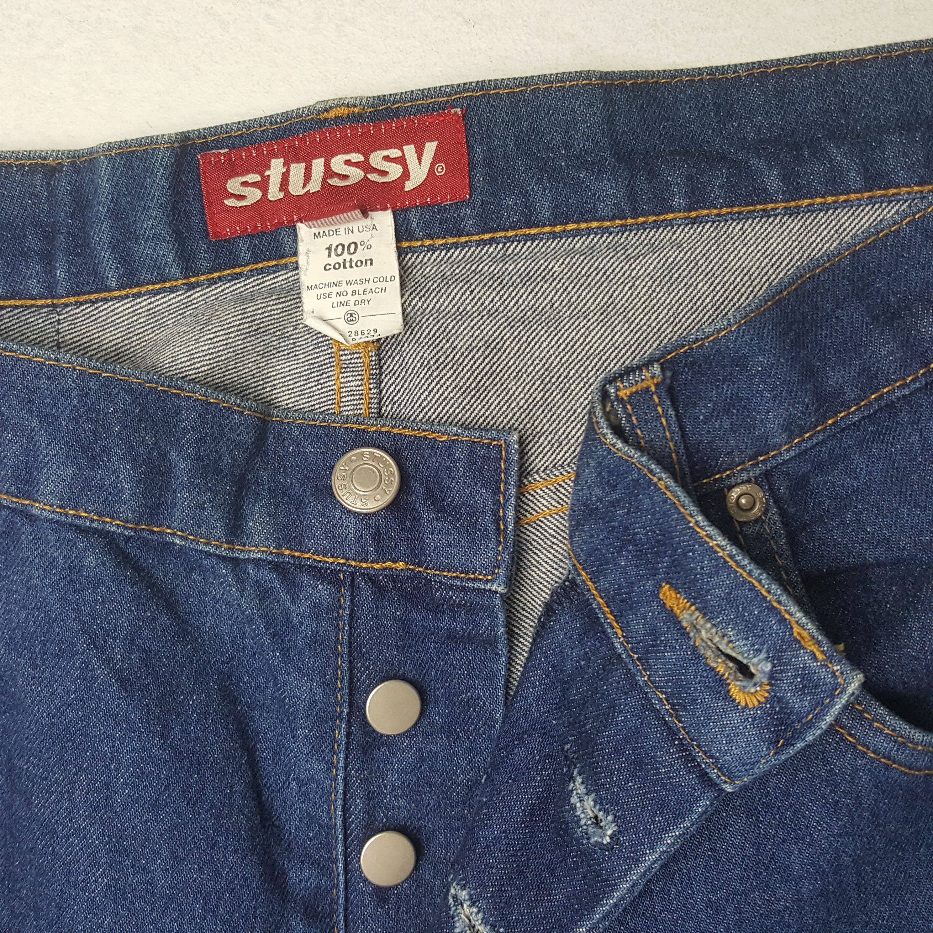Stussy Vintage Stussy Custom Bug Art Style Denim Jeans Size US 39 - 12 Thumbnail