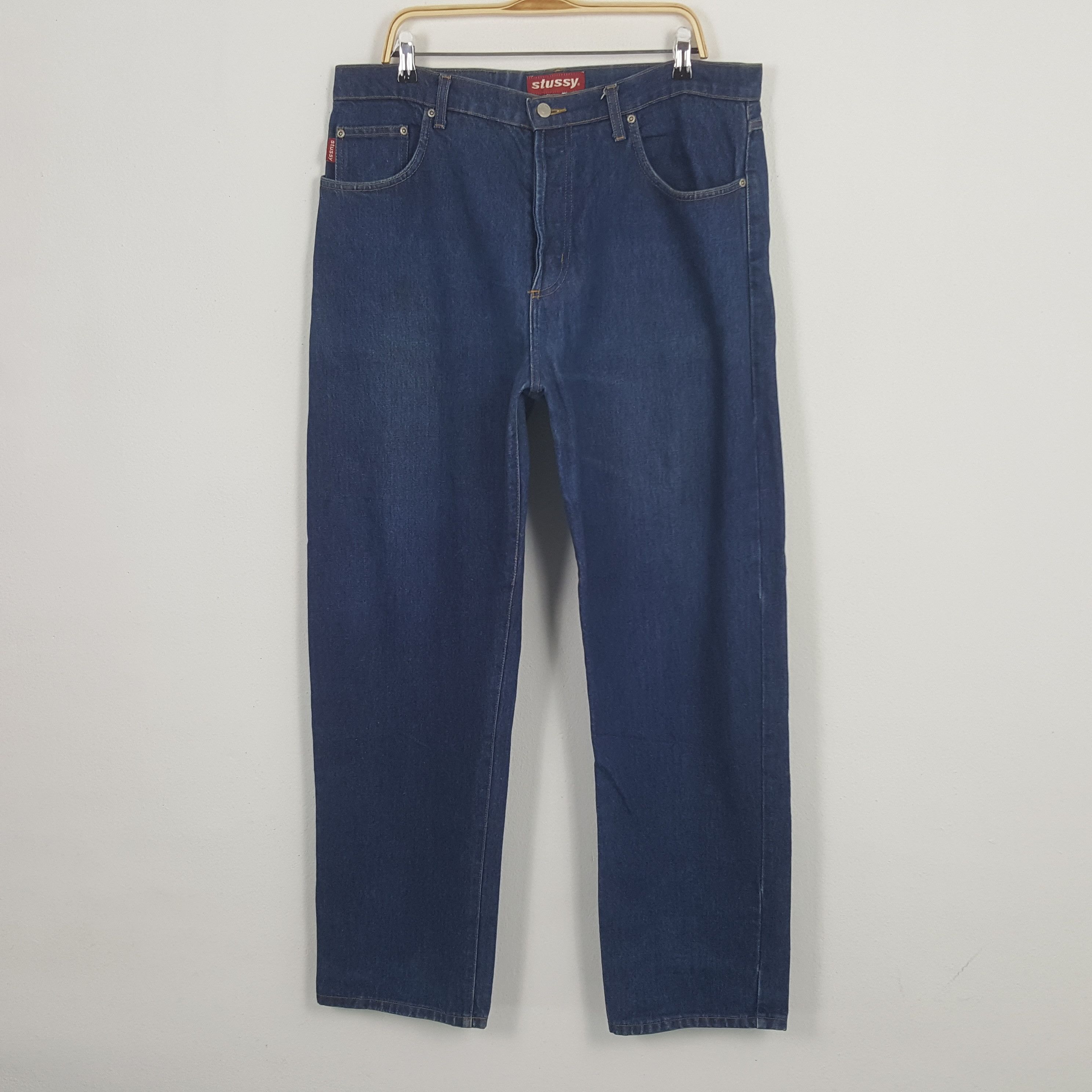 Stussy Vintage Stussy Custom Bug Art Style Denim Jeans Size US 39 - 4 Thumbnail
