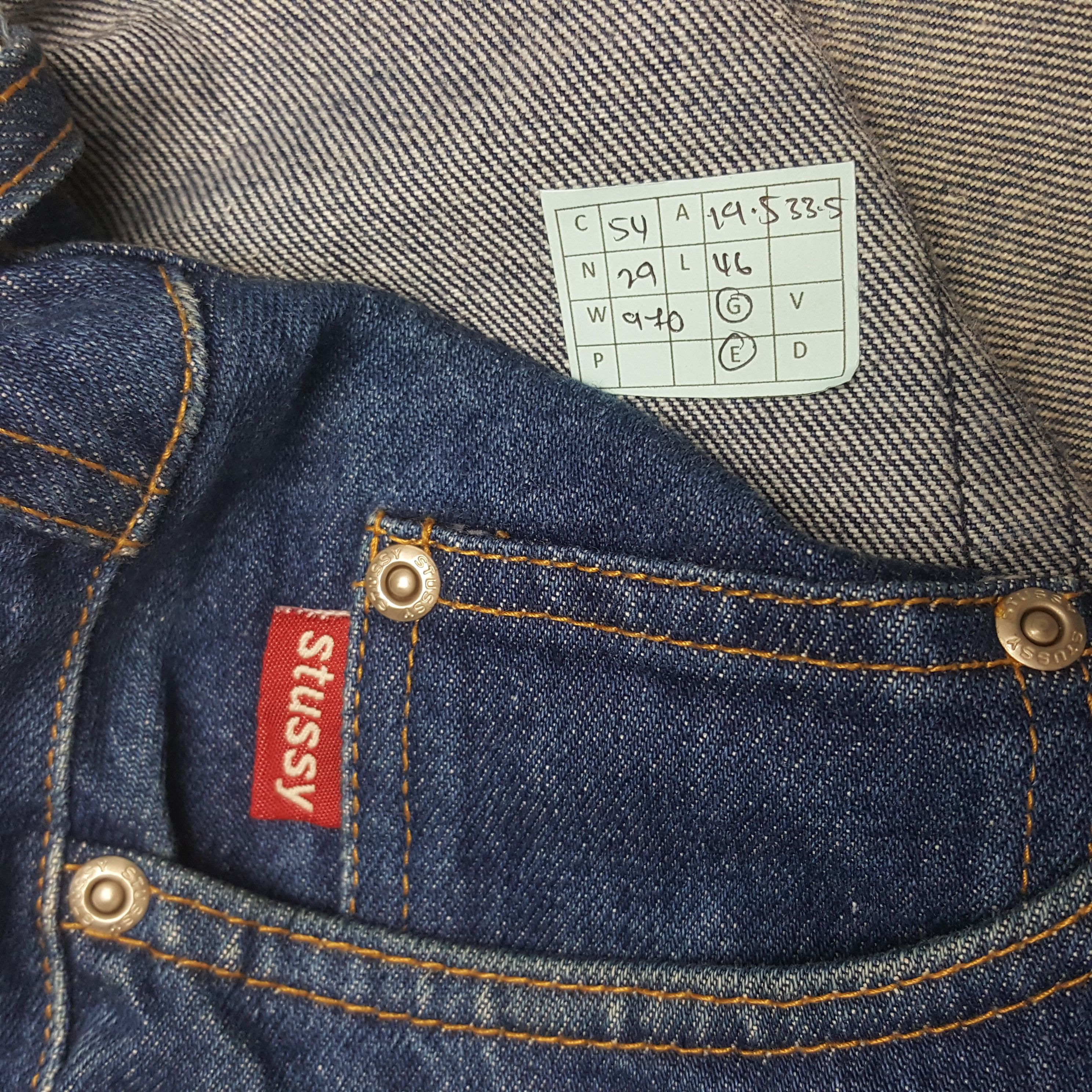 Stussy Vintage Stussy Custom Bug Art Style Denim Jeans Size US 39 - 13 Thumbnail