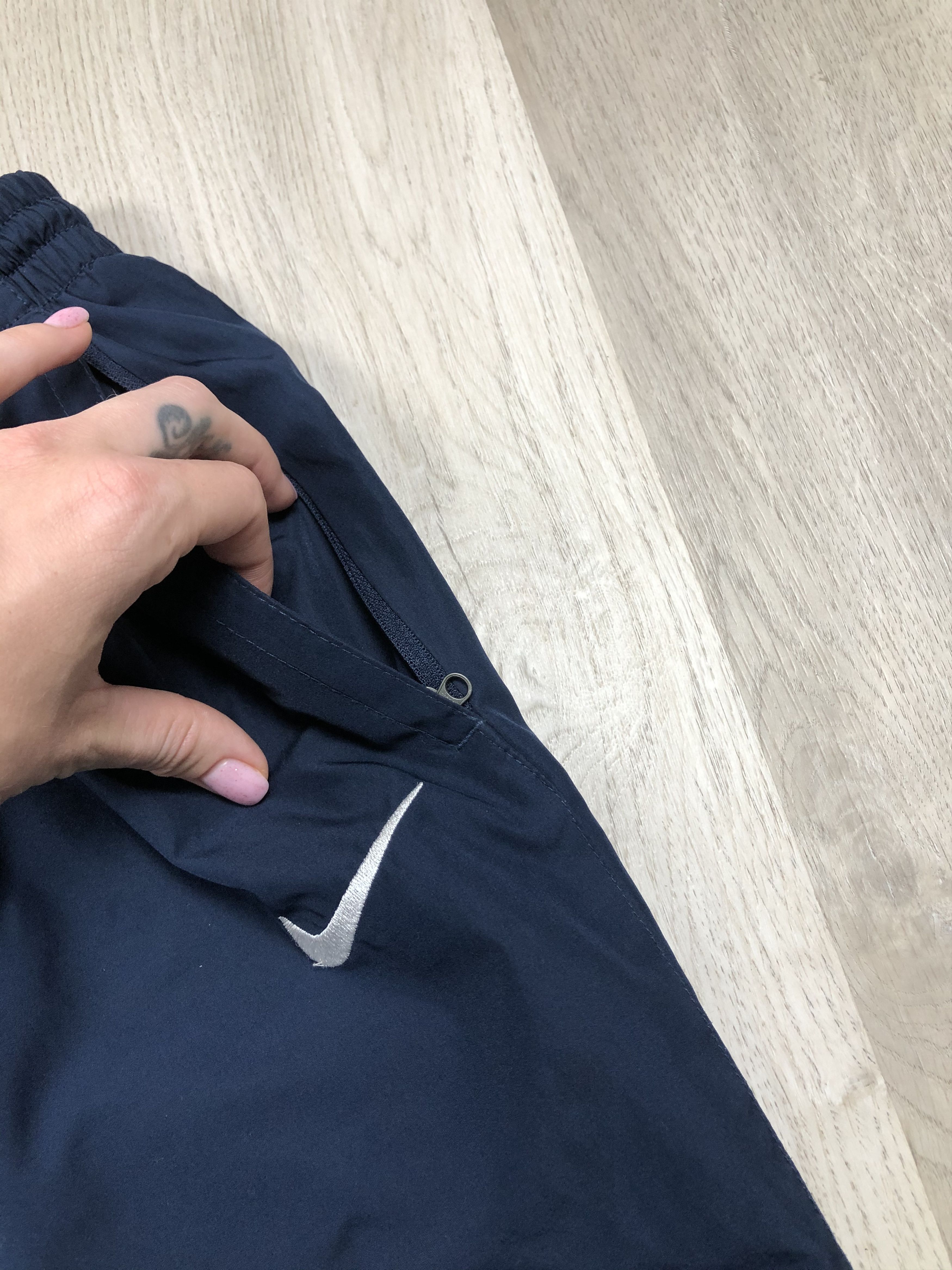 Nike × Vintage Nike Vintage Mens Nylon Pants Drill Y2K Size US 38 / EU 54 - 5 Thumbnail