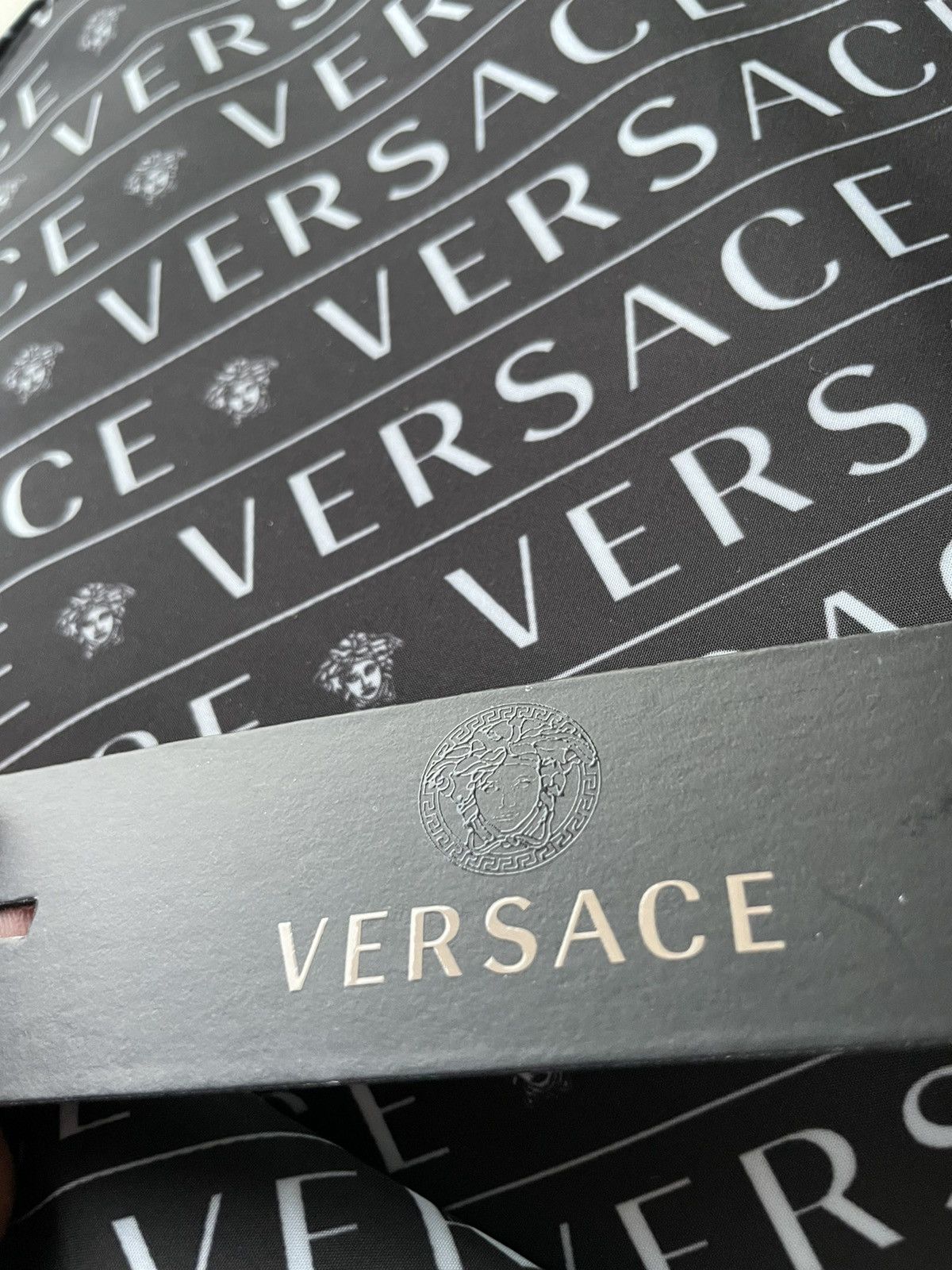 Versace Rare Super Runway Brand New Iconic Monogram Logo Backpack Size ONE SIZE - 20 Thumbnail
