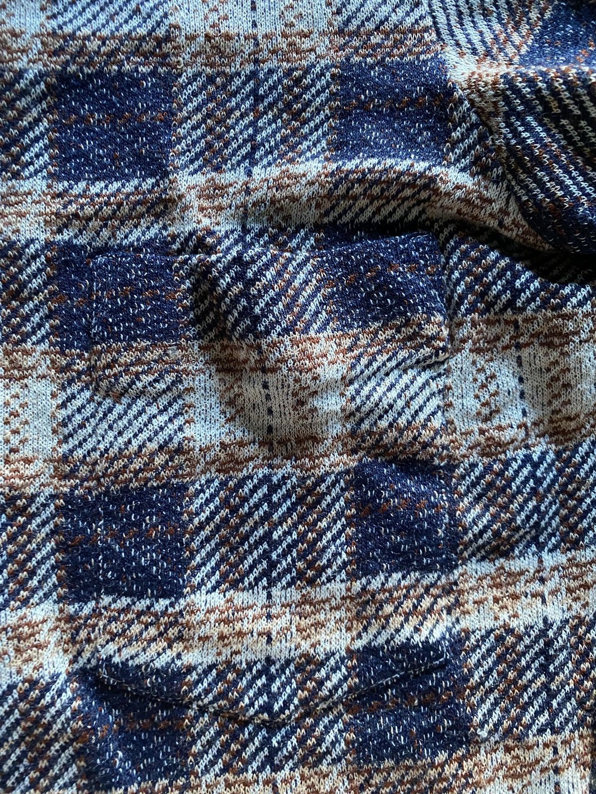 Vintage Vintage 60’s Plaid Distressed Long Sleeve Button Up Size US L / EU 52-54 / 3 - 5 Thumbnail