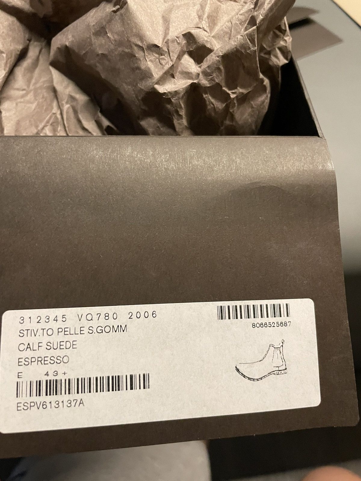 Bottega Veneta × Tomas Maier $1K+ Value Brand NEW Runway Classic Suede Chelsea Boots Size US 10.5 / EU 43-44 - 12 Thumbnail